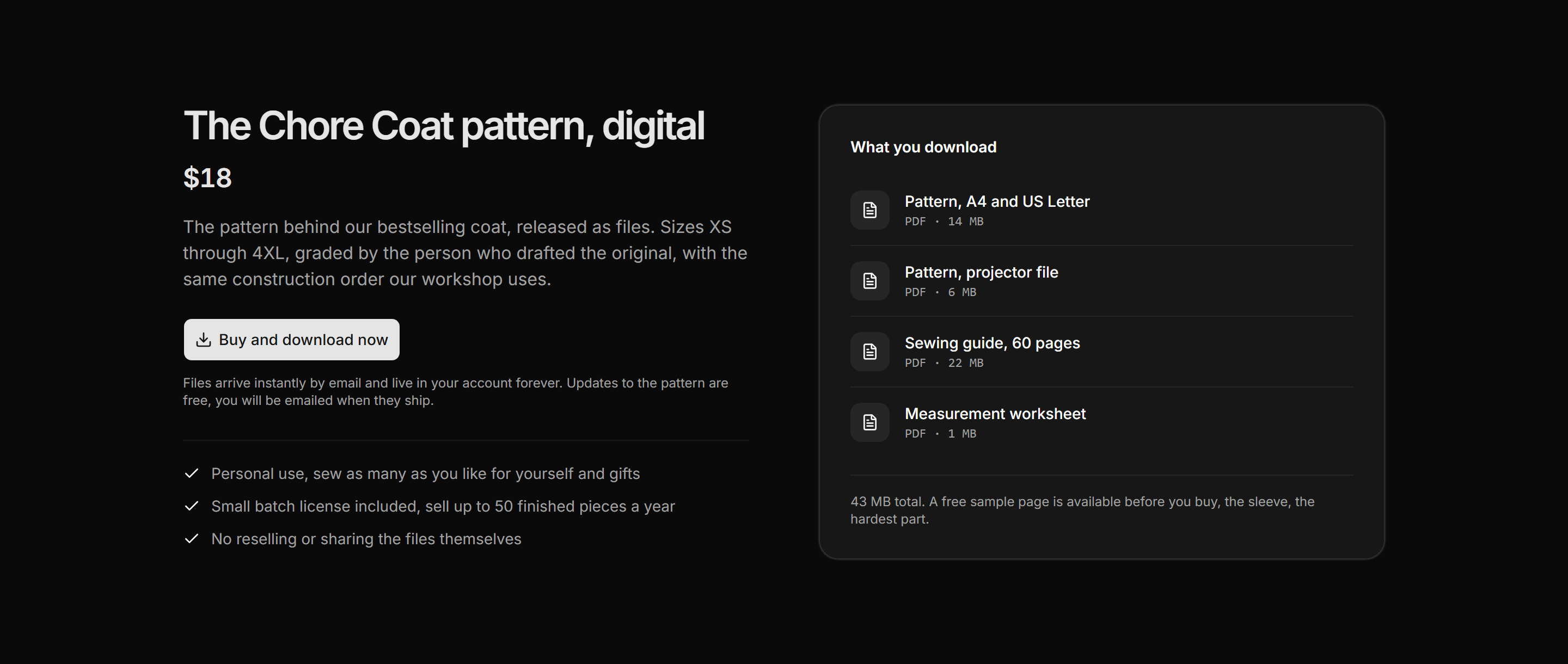 Ecommerce Product Overview: Digital Download