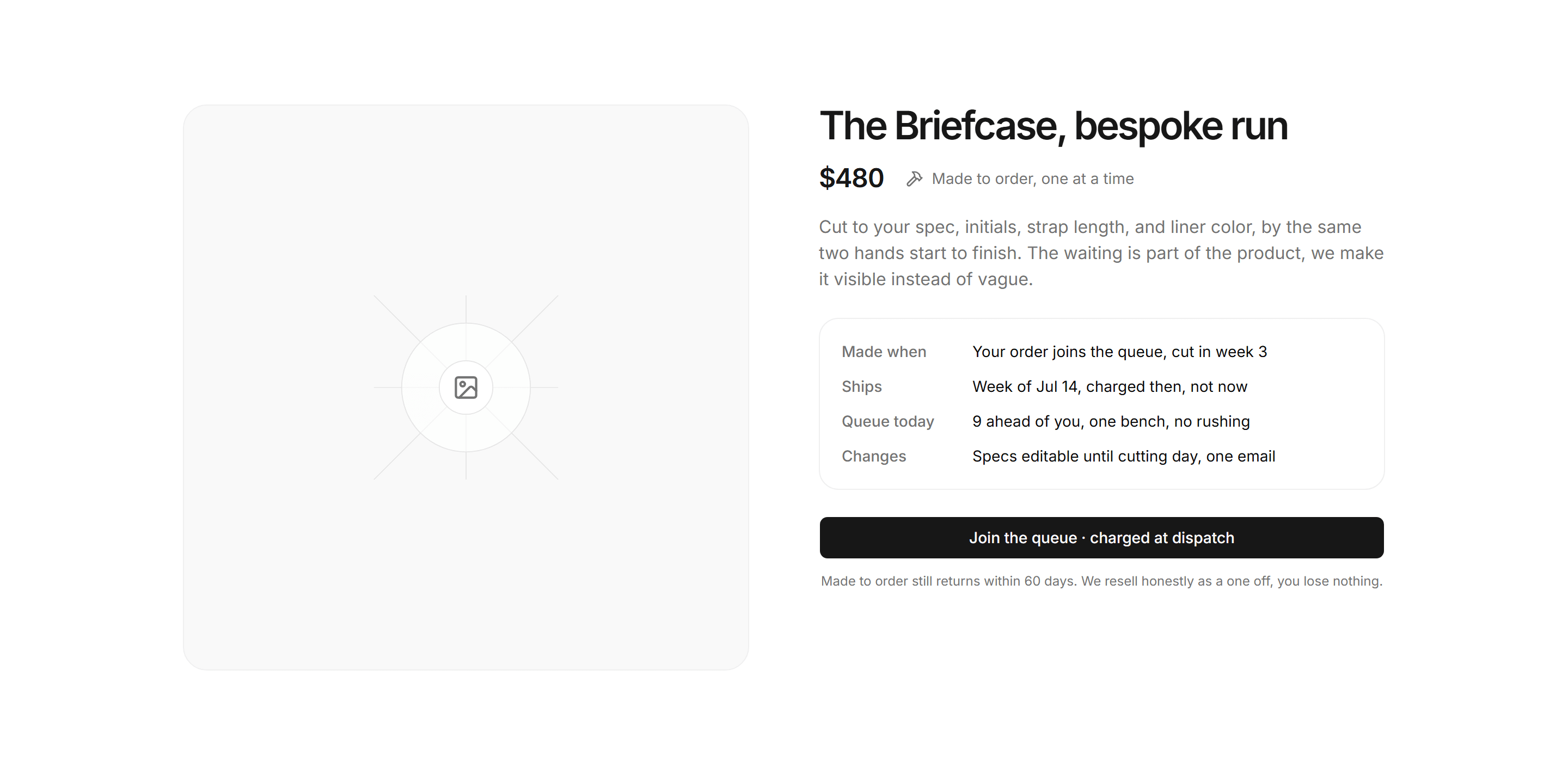 Ecommerce Product Overview: Made To Order Overview