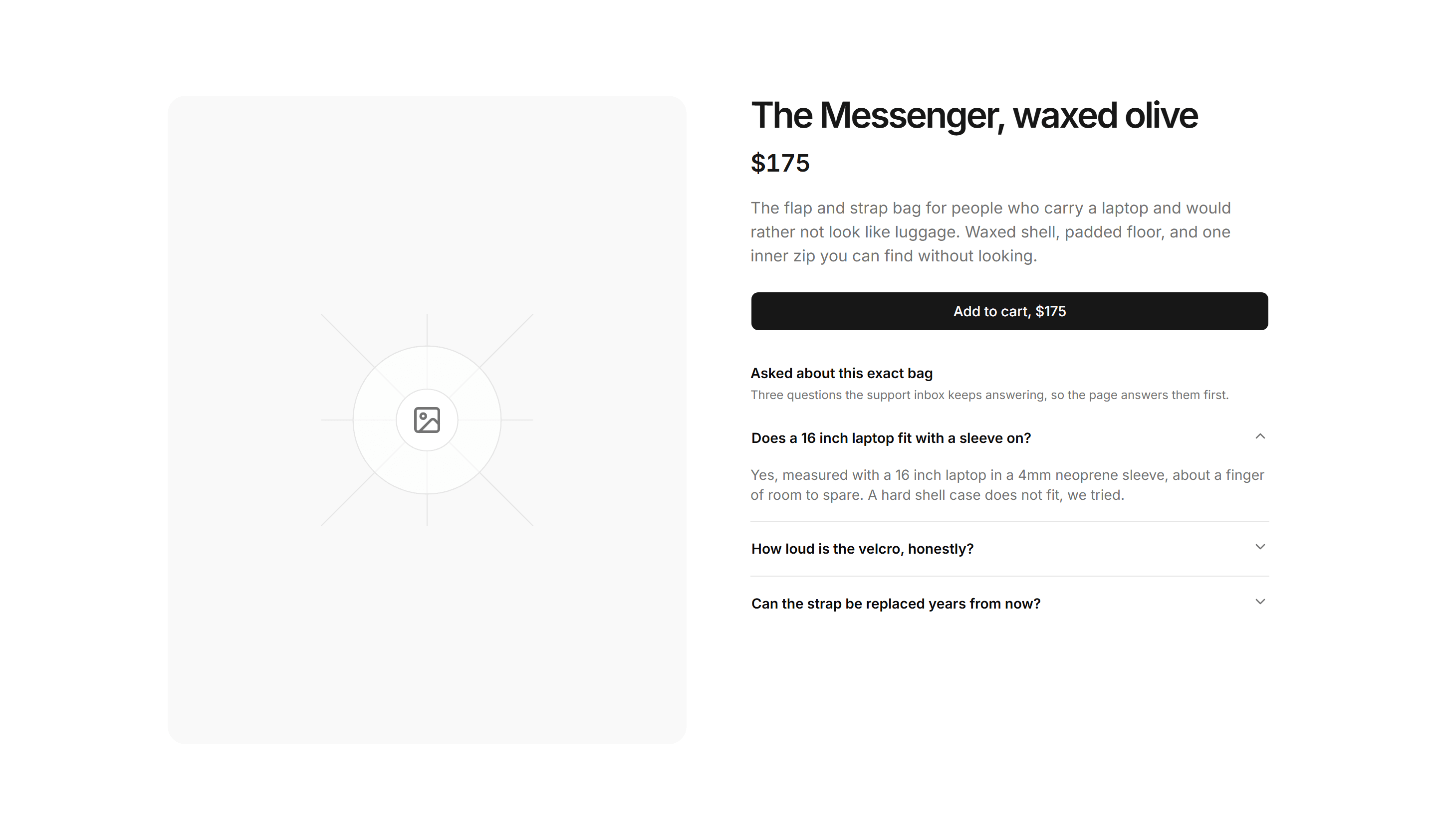 Ecommerce Product Overview: Overview With Inline Faq