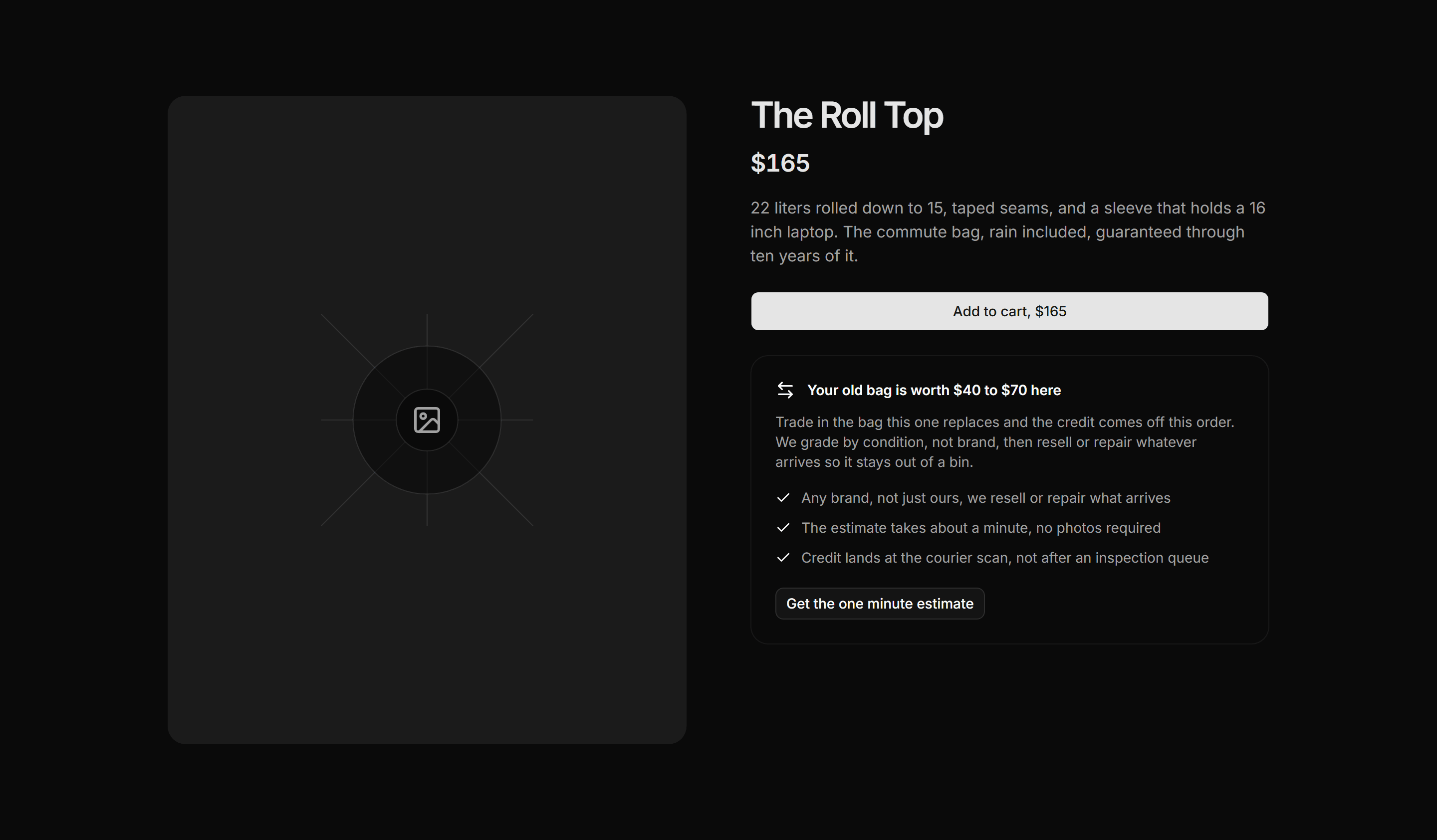 Ecommerce Product Overview: Overview With Trade In Offer