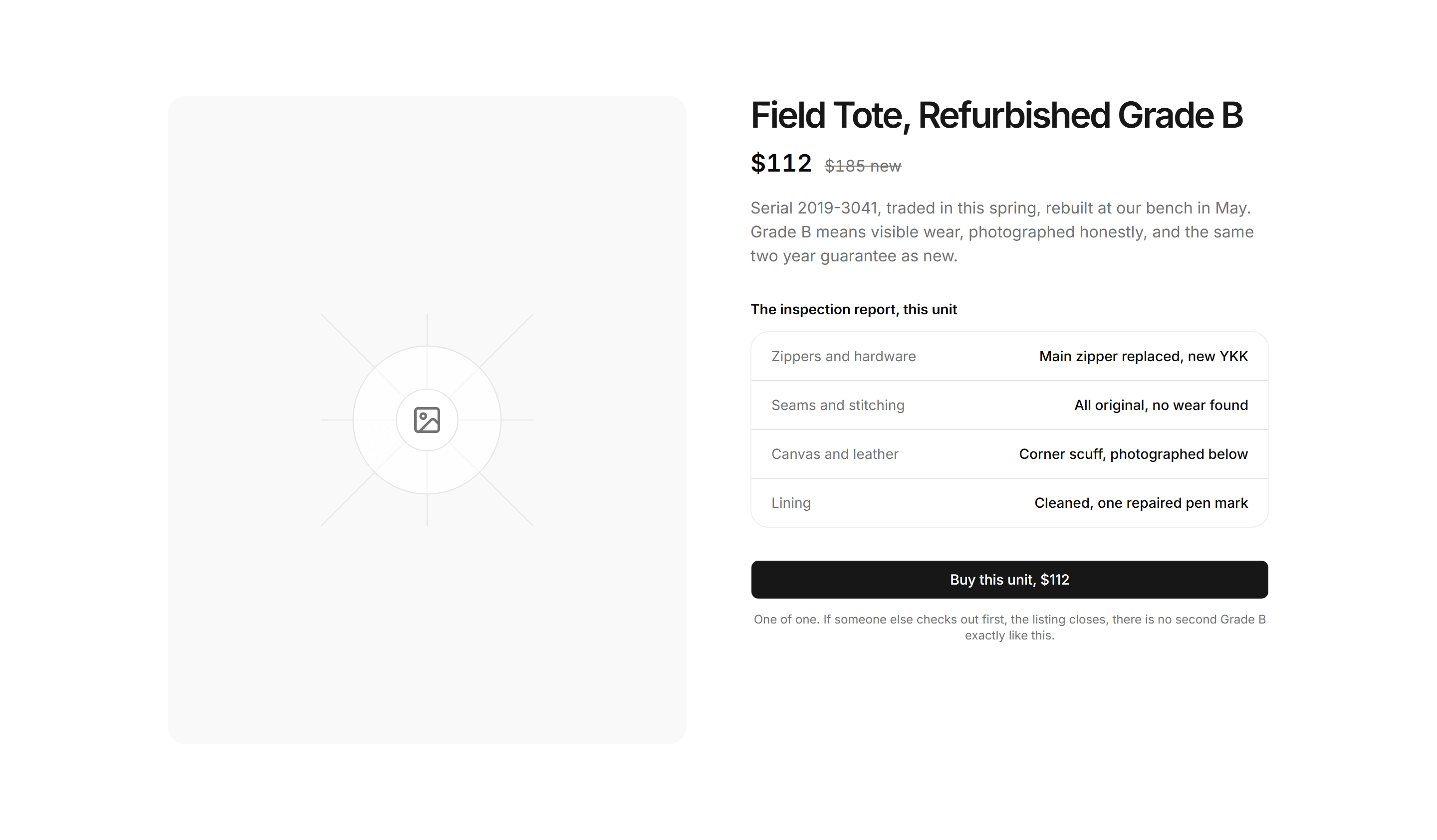 Ecommerce Product Overview: Refurbished Grade Overview