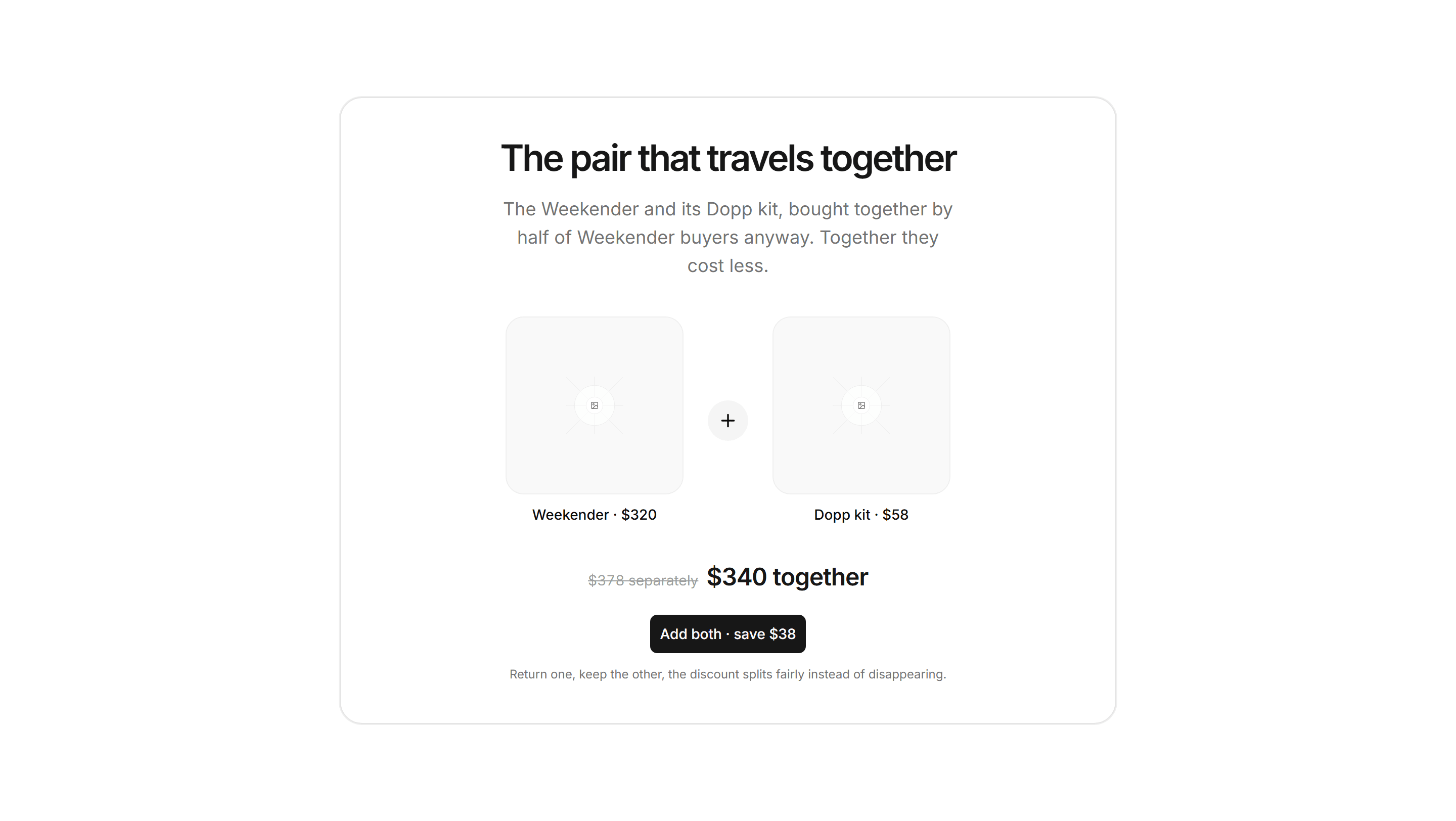Ecommerce Promo: Bundle Deal Card