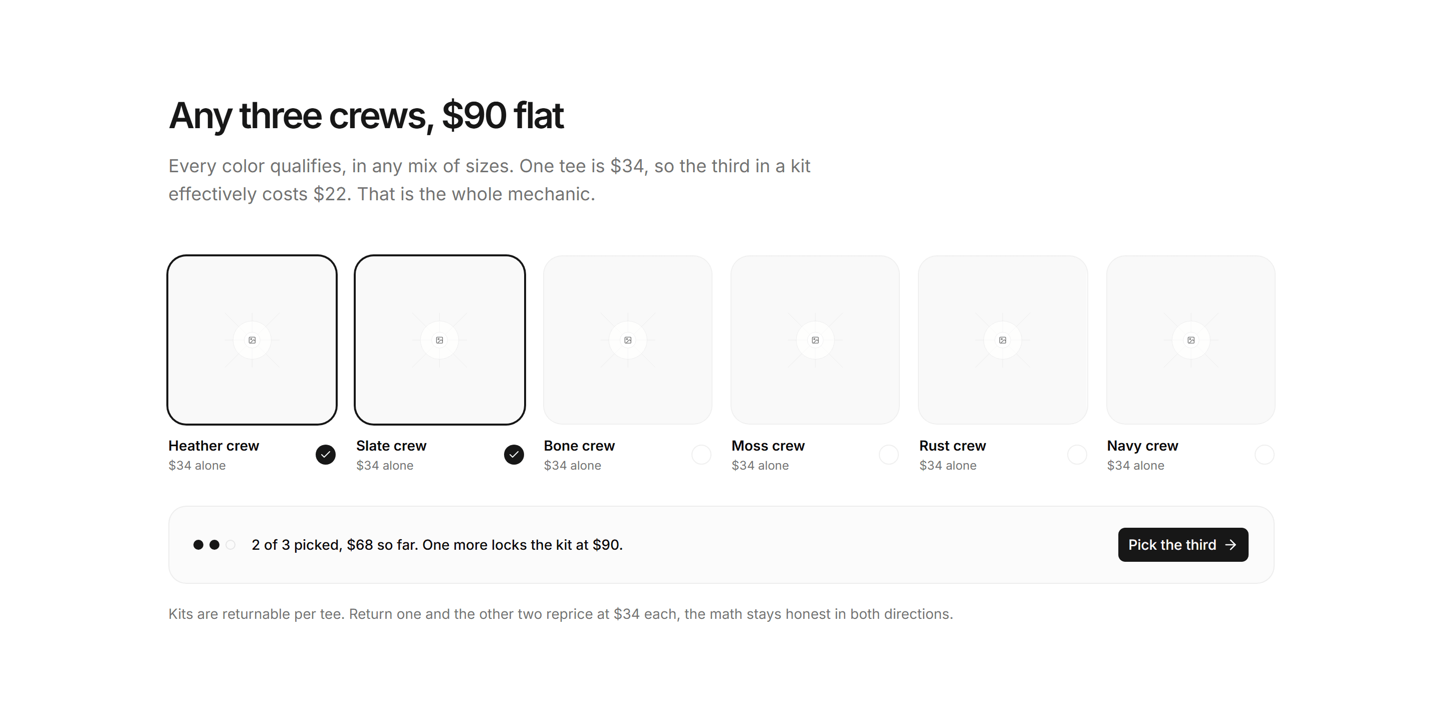Ecommerce Promo: Mix And Match Promo