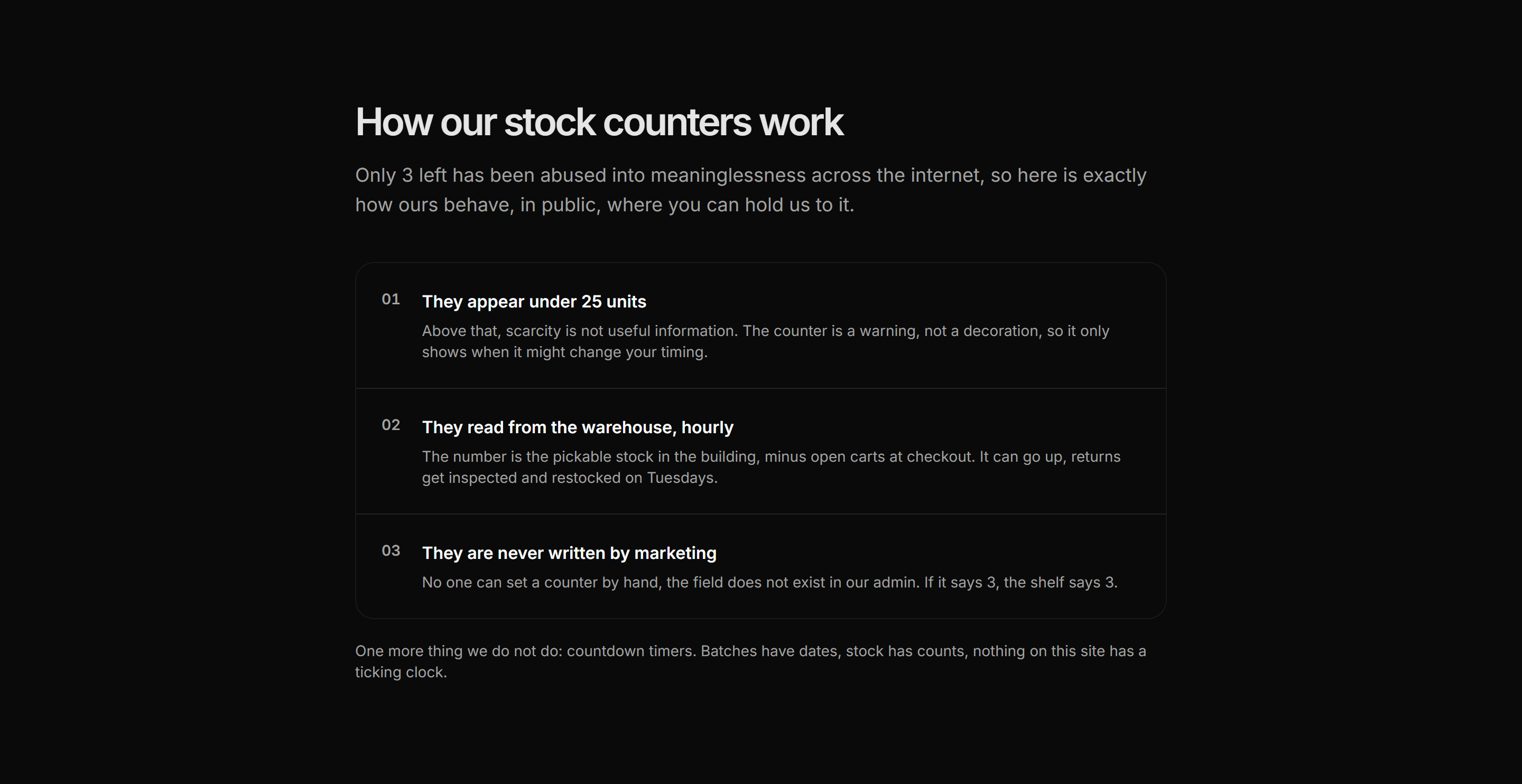 Ecommerce Restocks and Drop: Stock Counts Explainer
