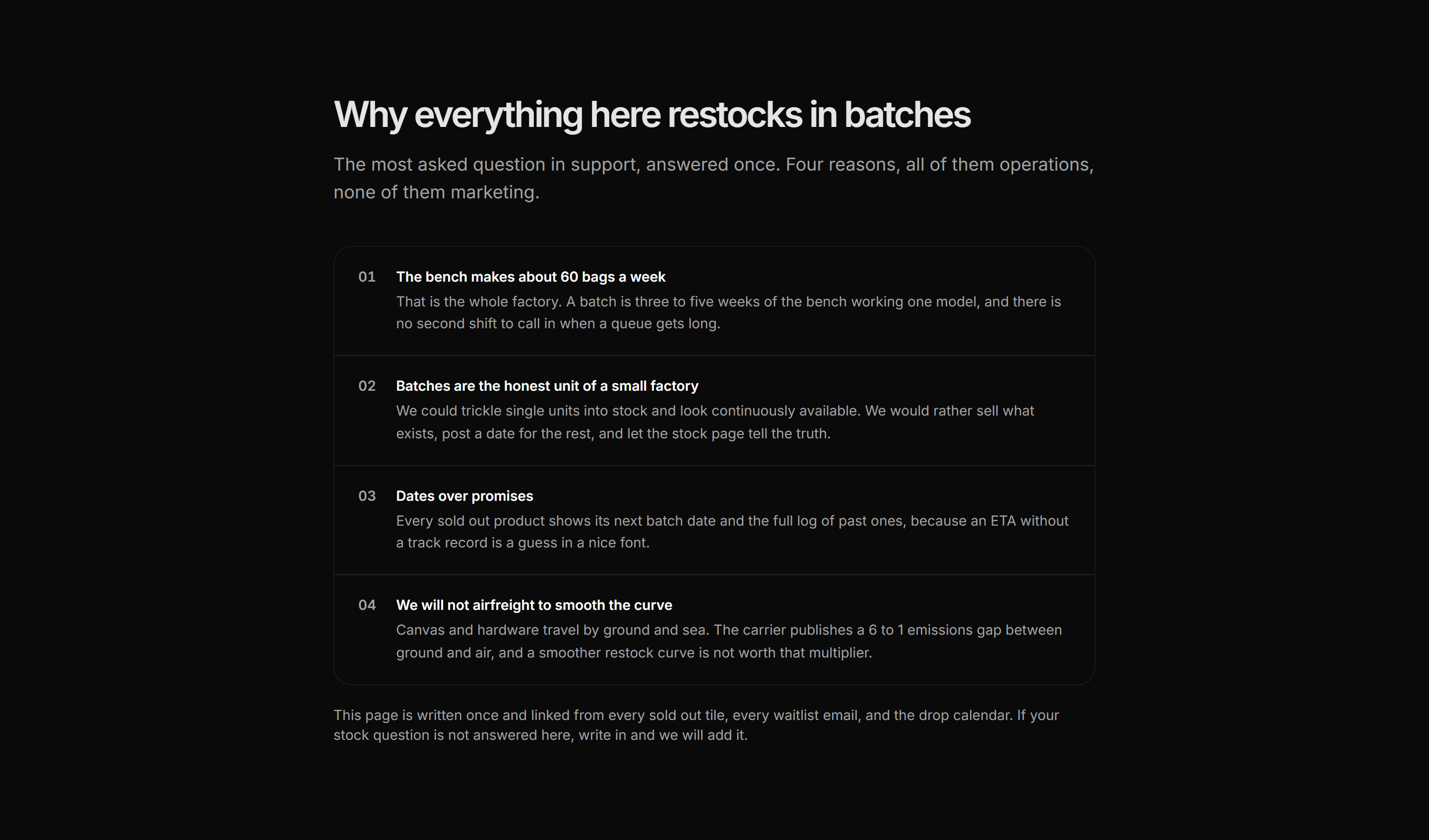 Ecommerce Restocks and Drop: Why Batches Explainer