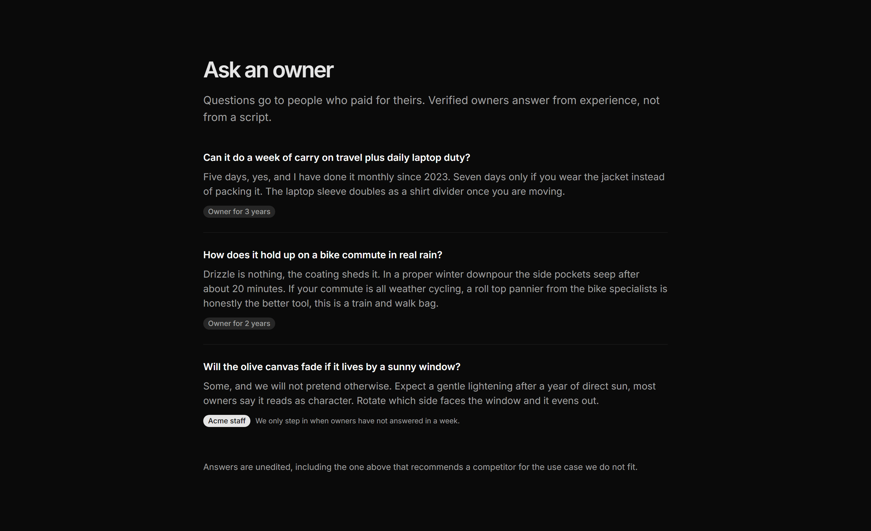 Ecommerce Review: Ask An Owner Qa