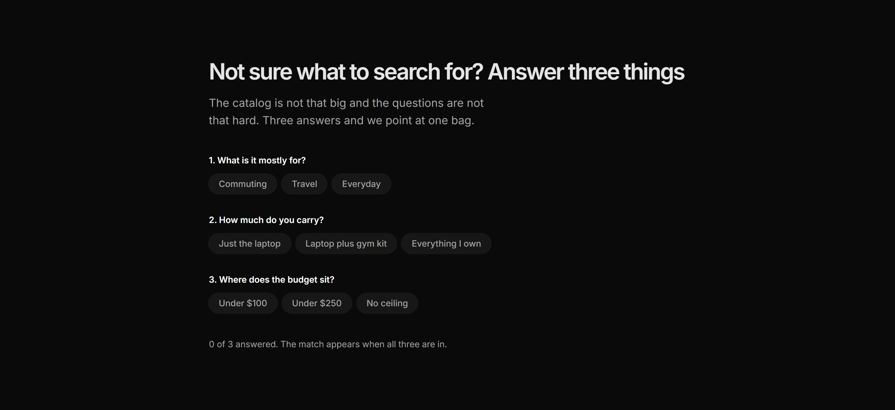 Ecommerce Search: Guided Search Finder