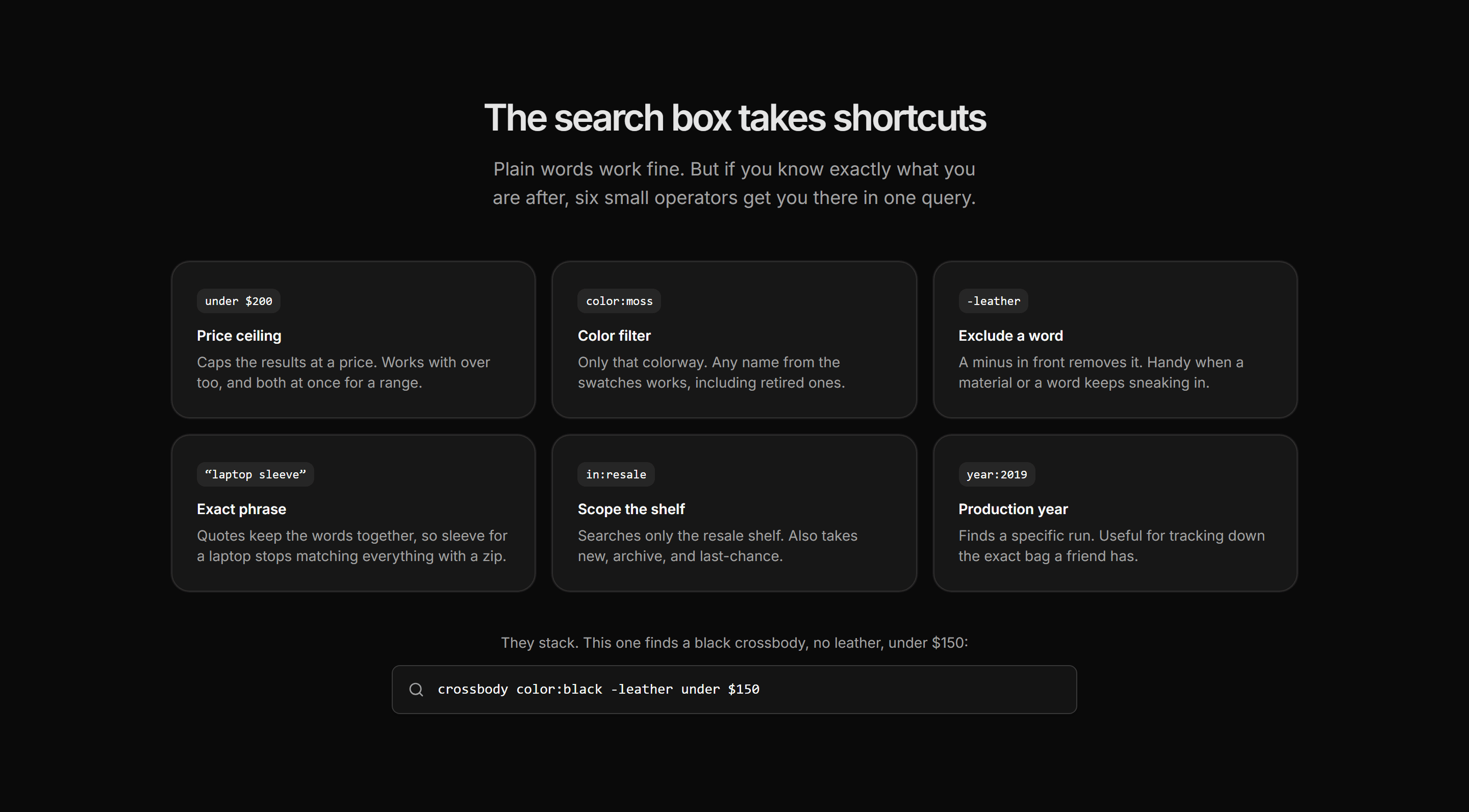 Ecommerce Search: Search Syntax Guide