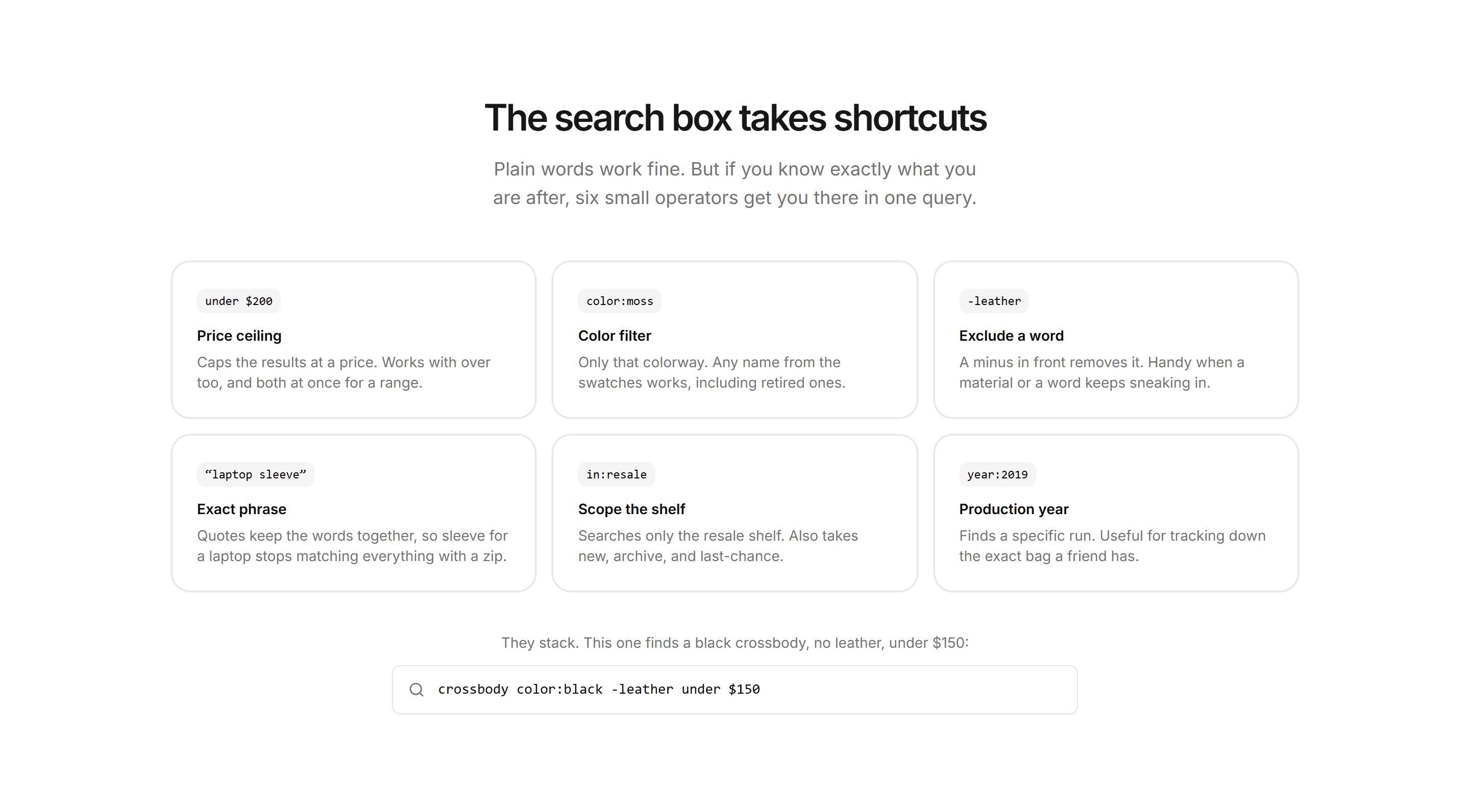 Ecommerce Search: Search Syntax Guide