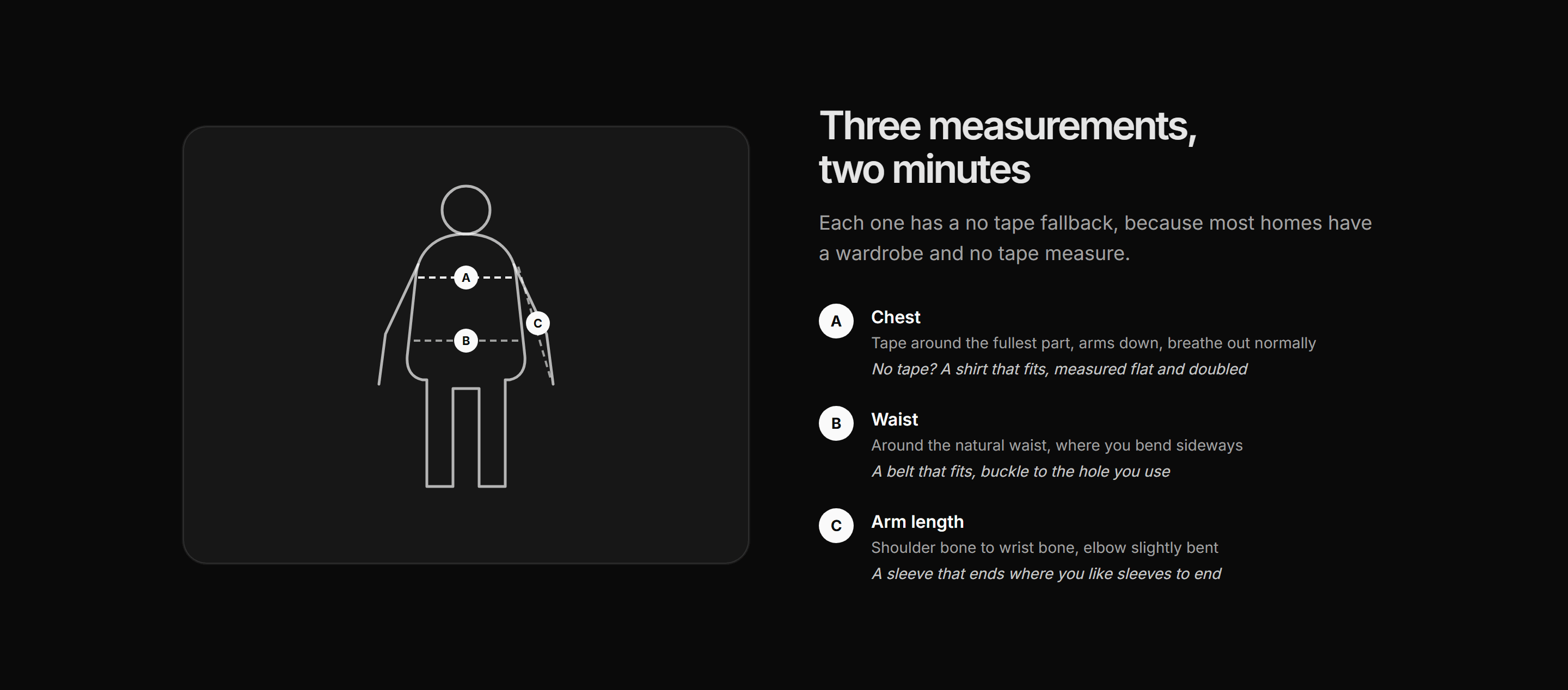 Ecommerce Size and Fit: Measure Yourself Guide