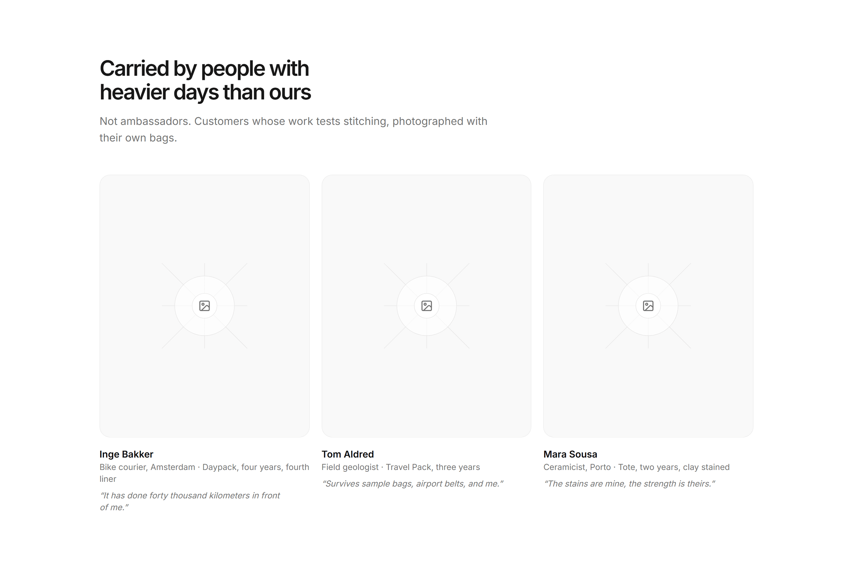 Ecommerce Social Proof: As Worn By Row