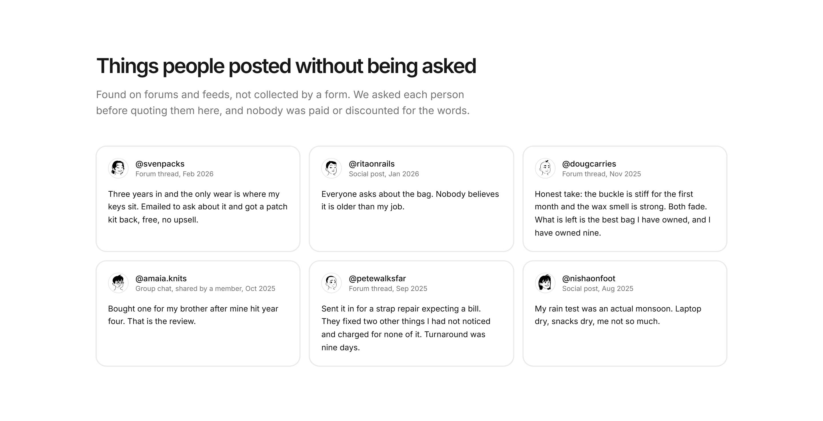 Ecommerce Social Proof: Owner Posts Wall