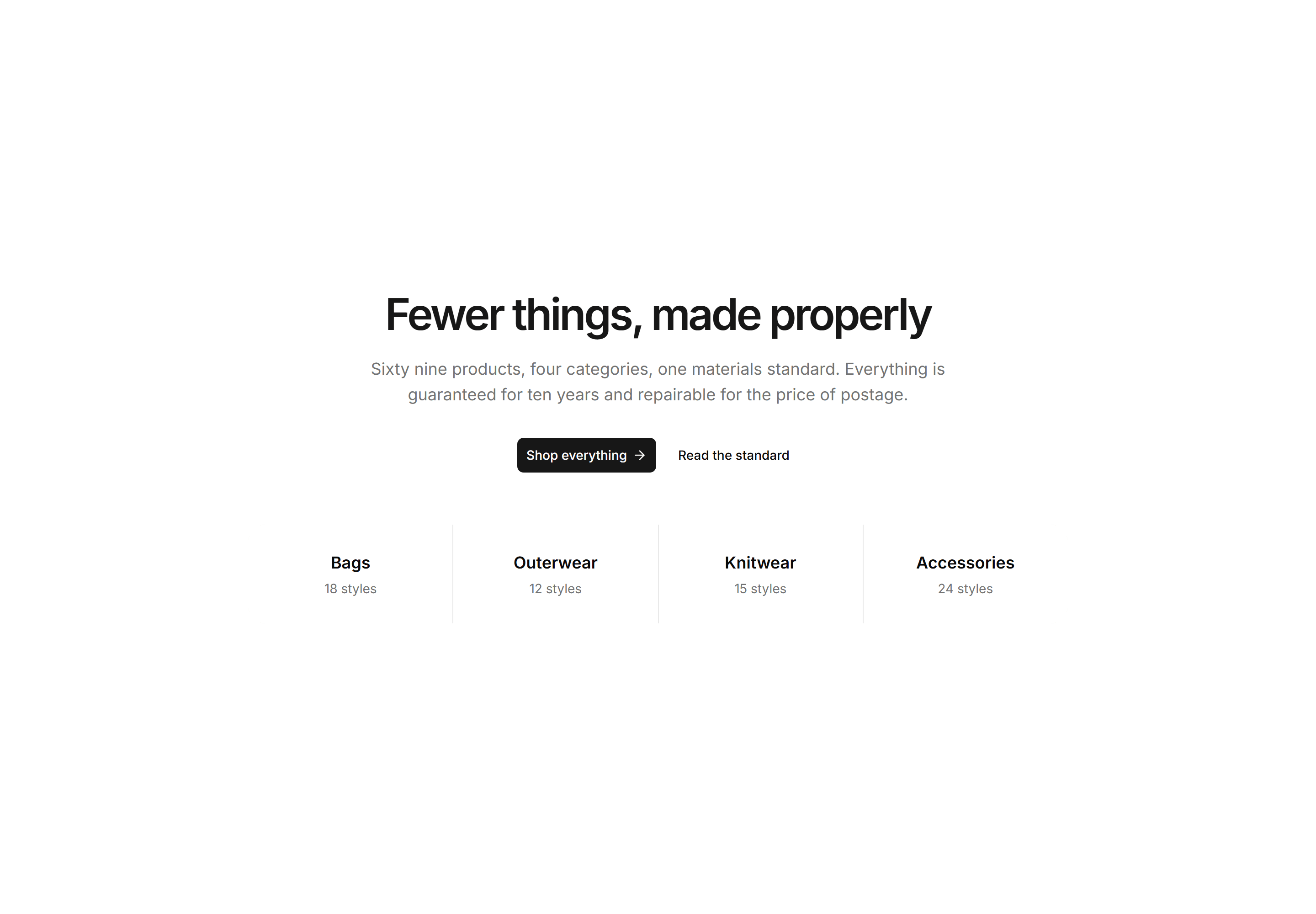 Ecommerce Hero: Centered With Category Links