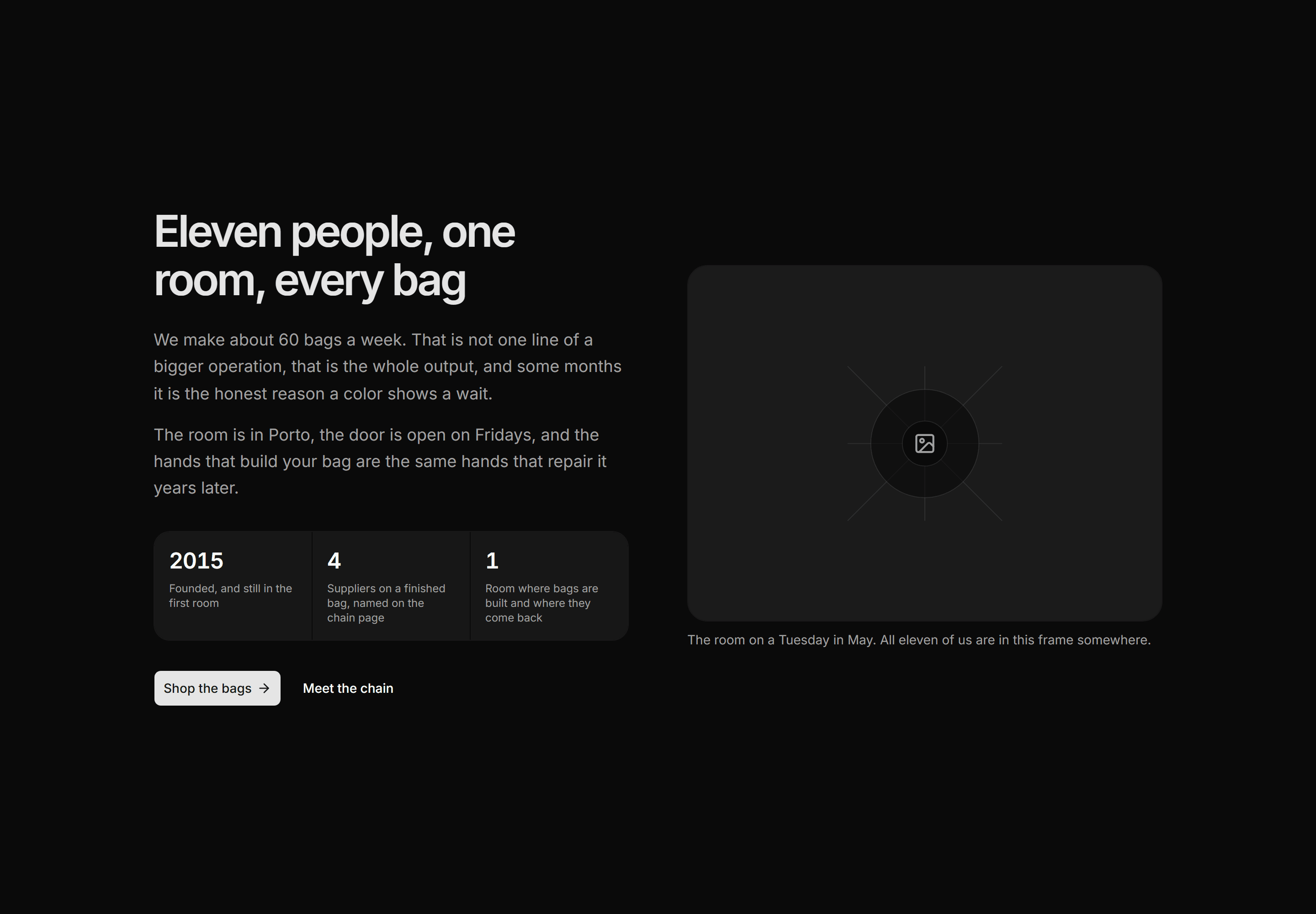 Ecommerce Hero: Made Here Hero