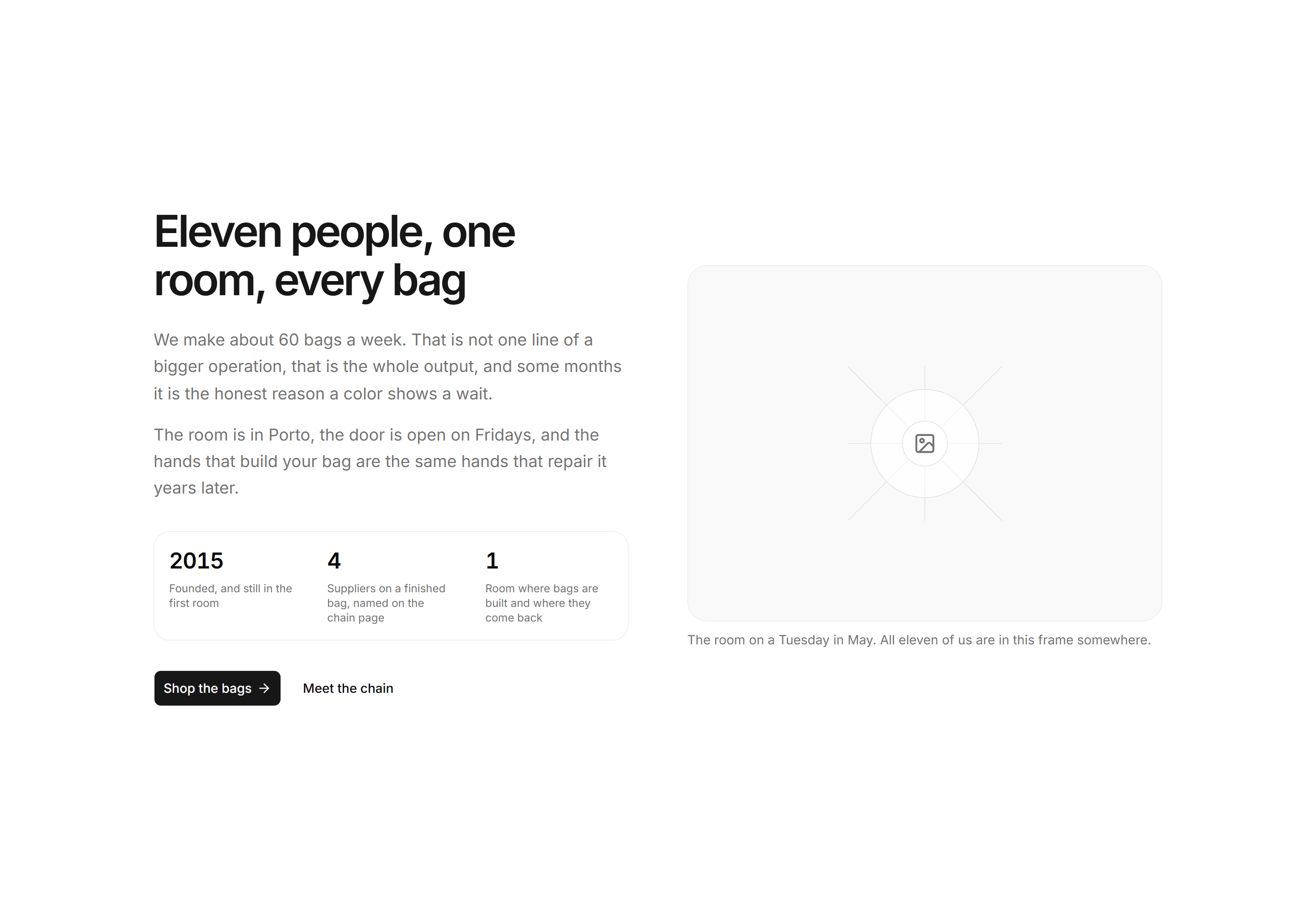 Ecommerce Hero: Made Here Hero