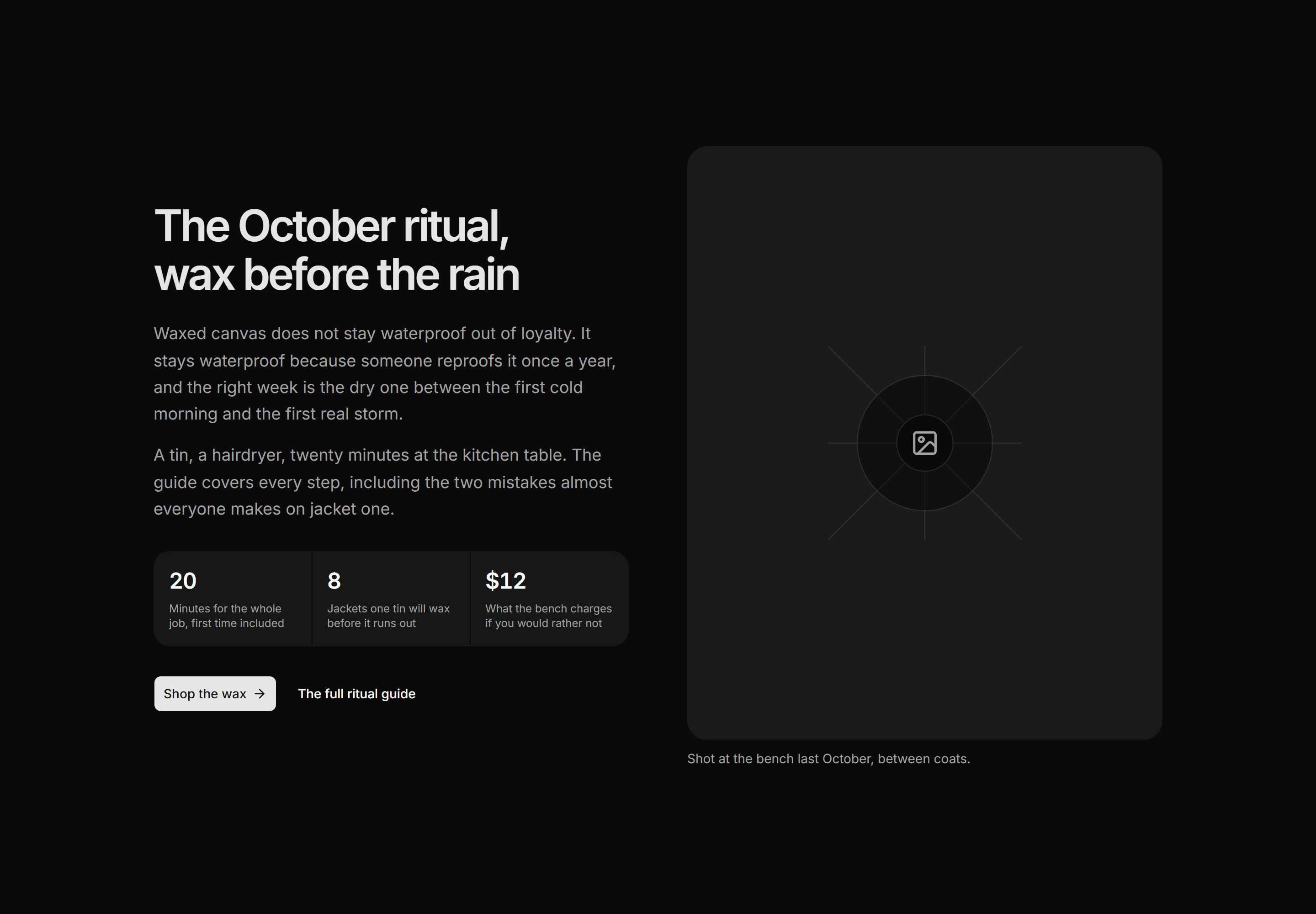 Ecommerce Hero: Seasonal Prep Hero