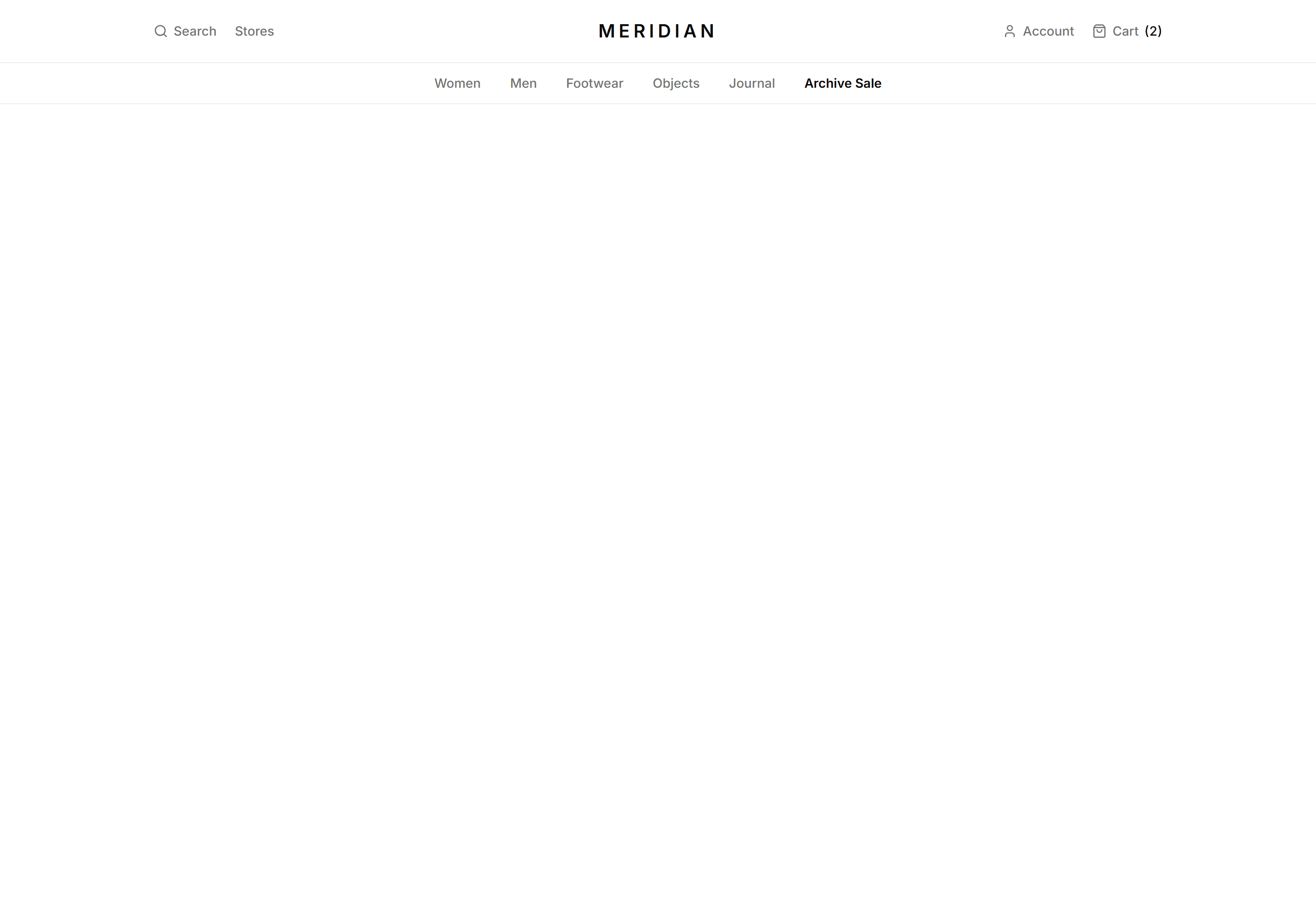 Ecommerce Navbar: Centered Logo Navbar