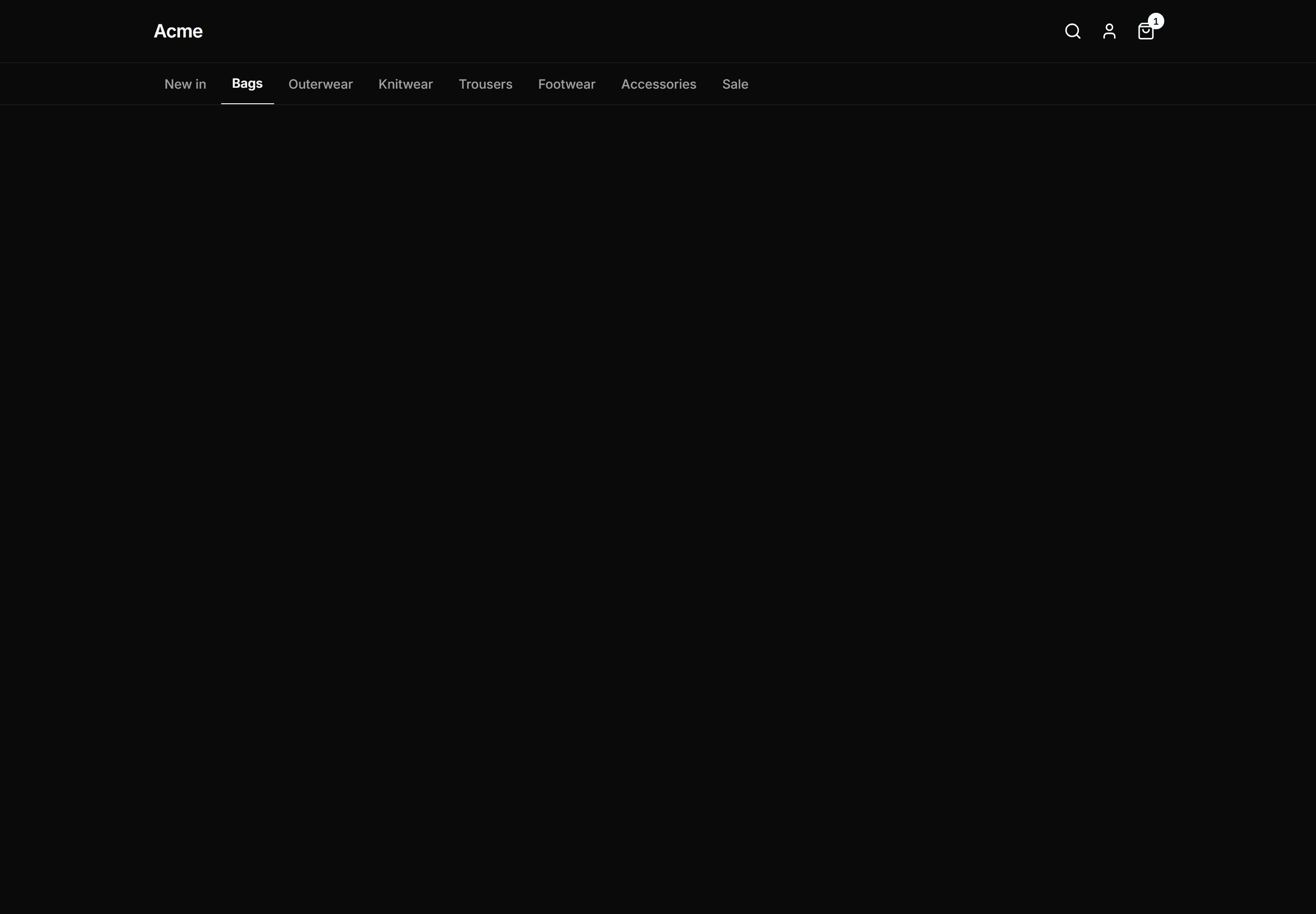 Ecommerce Navbar: Nav With Category Bar