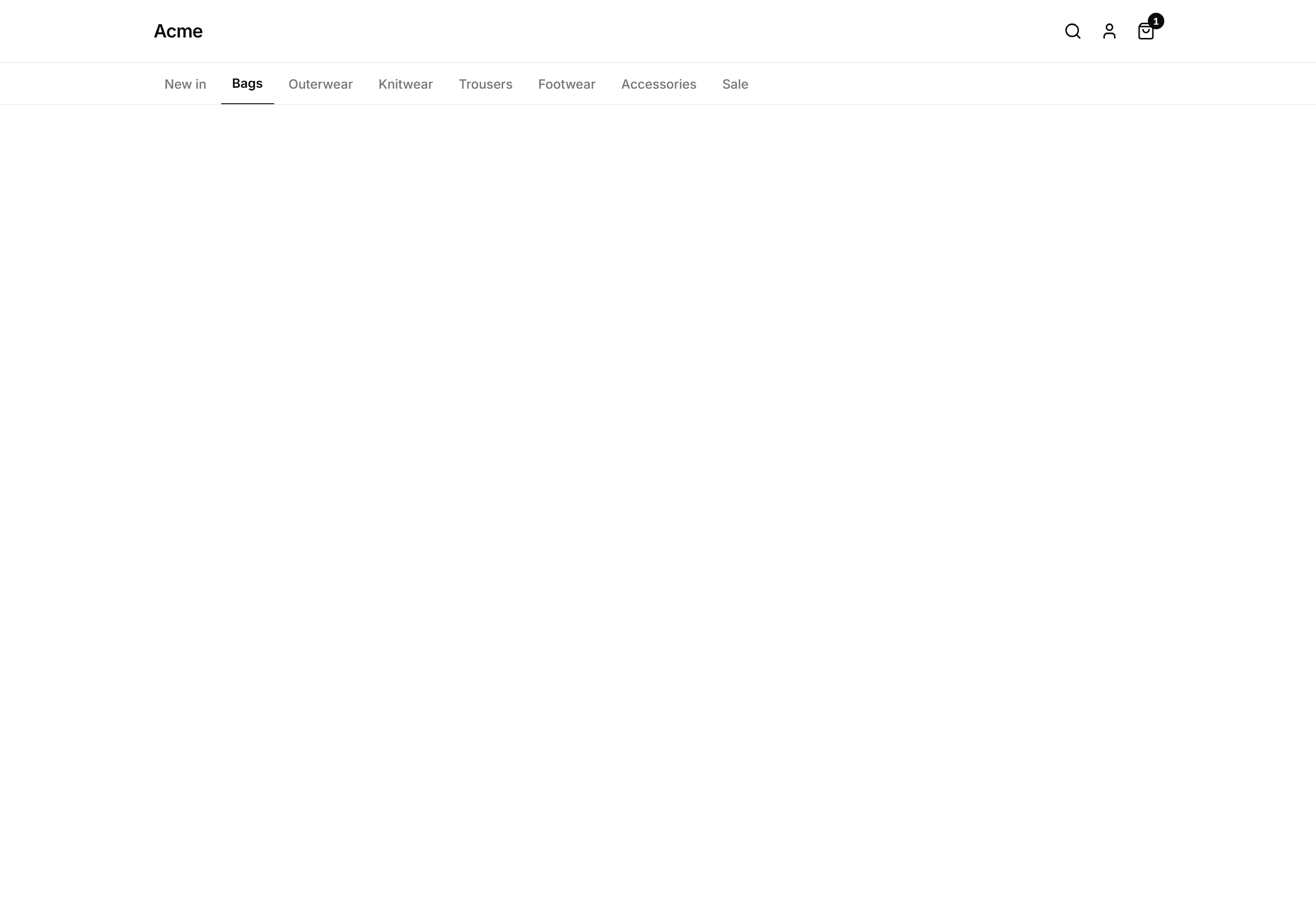 Ecommerce Navbar: Nav With Category Bar
