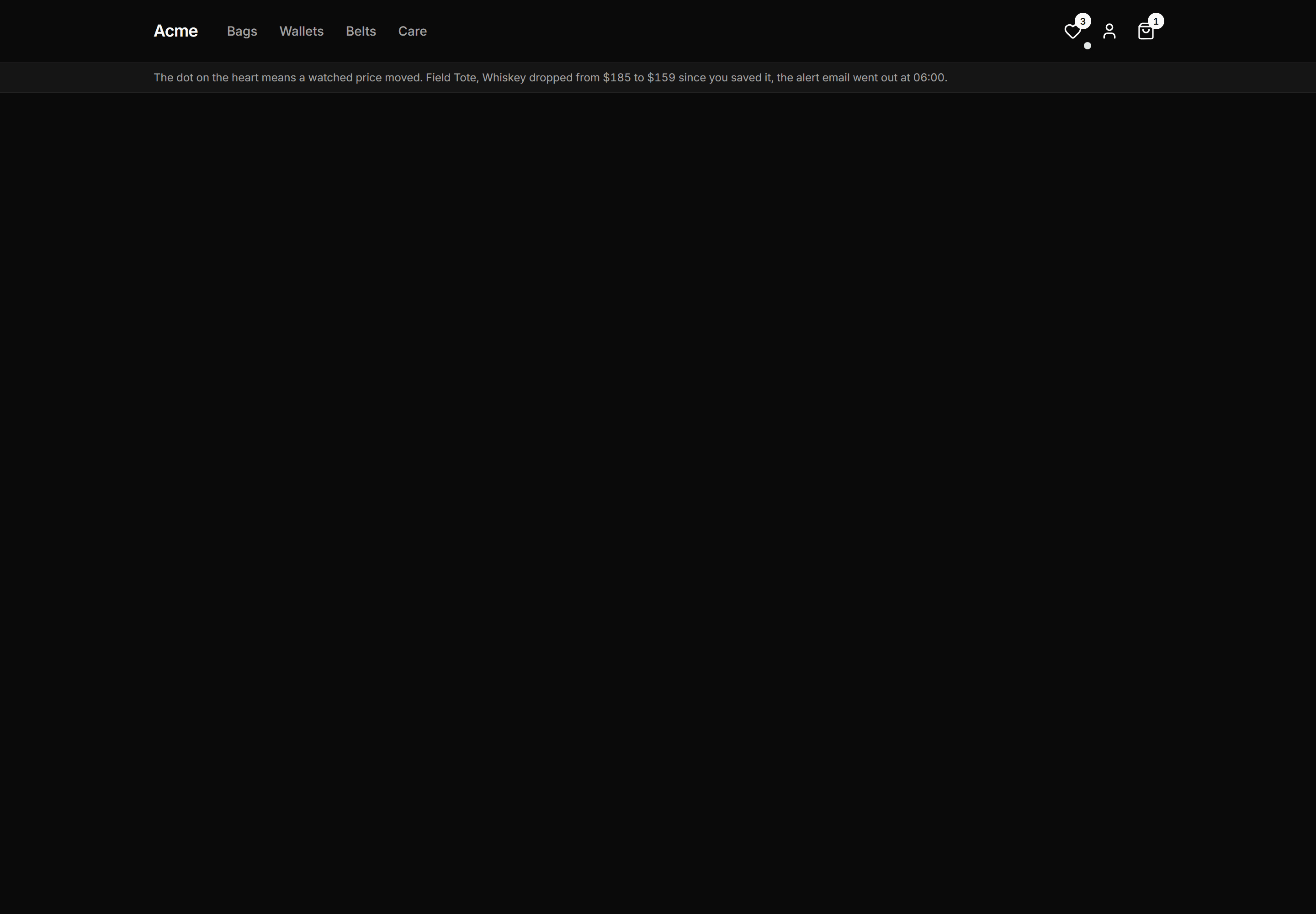 Ecommerce Navbar: Nav With Wishlist Count