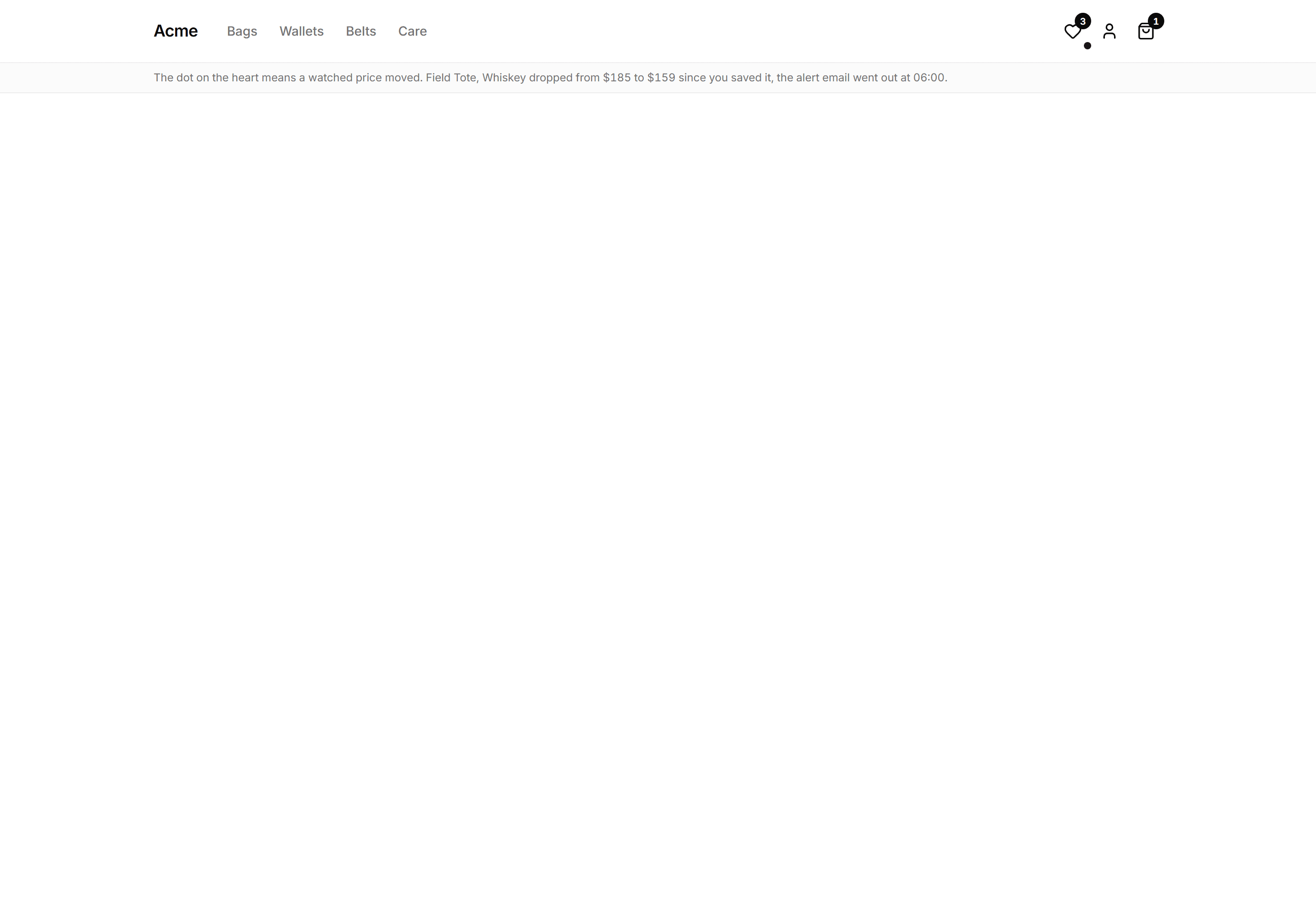 Ecommerce Navbar: Nav With Wishlist Count