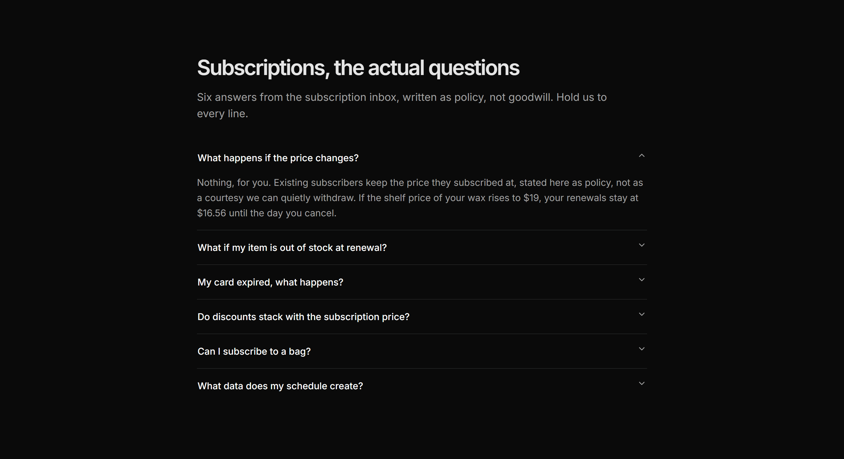 Ecommerce Subscription: Subscription Faq