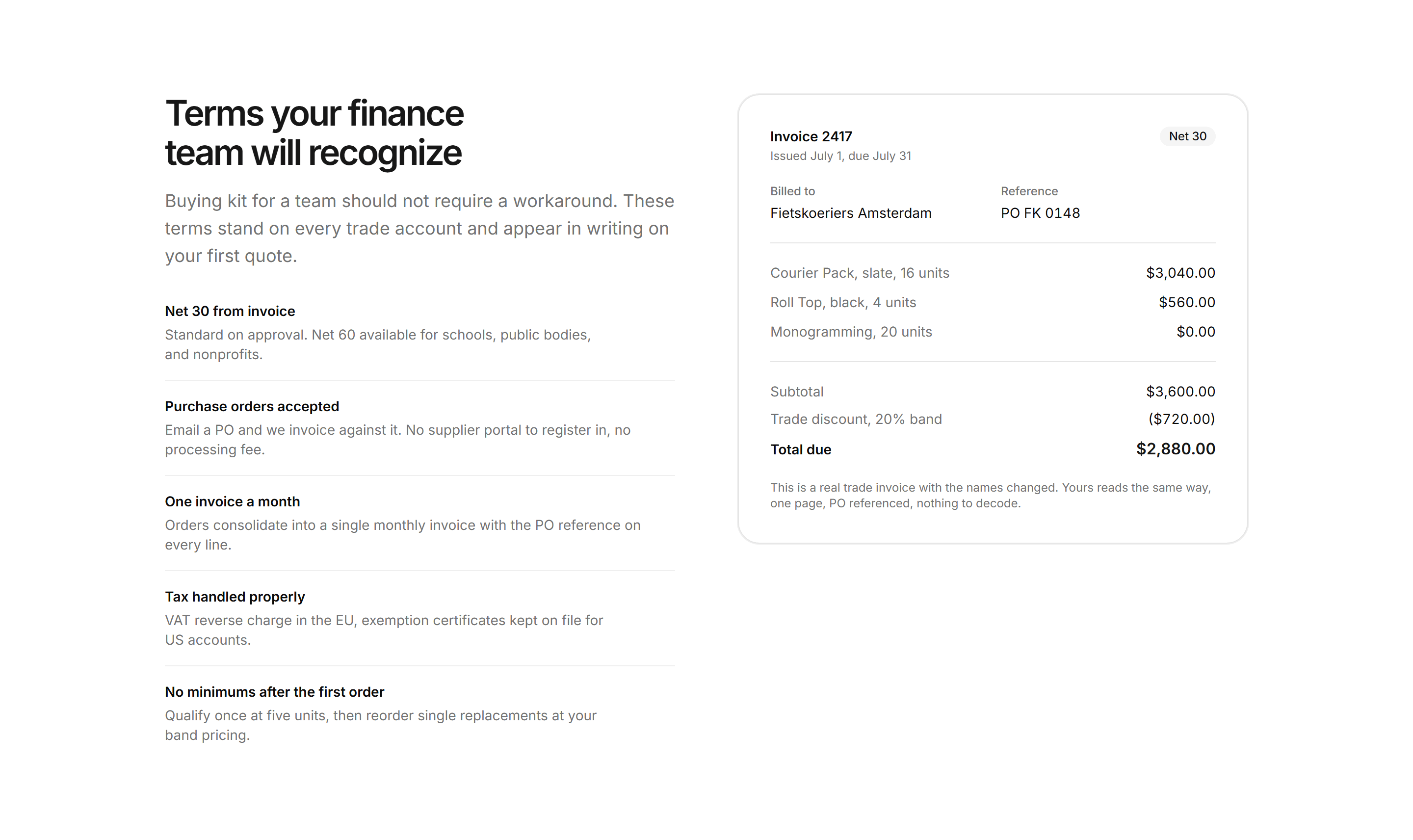 Ecommerce Trade and B2B: Trade Terms