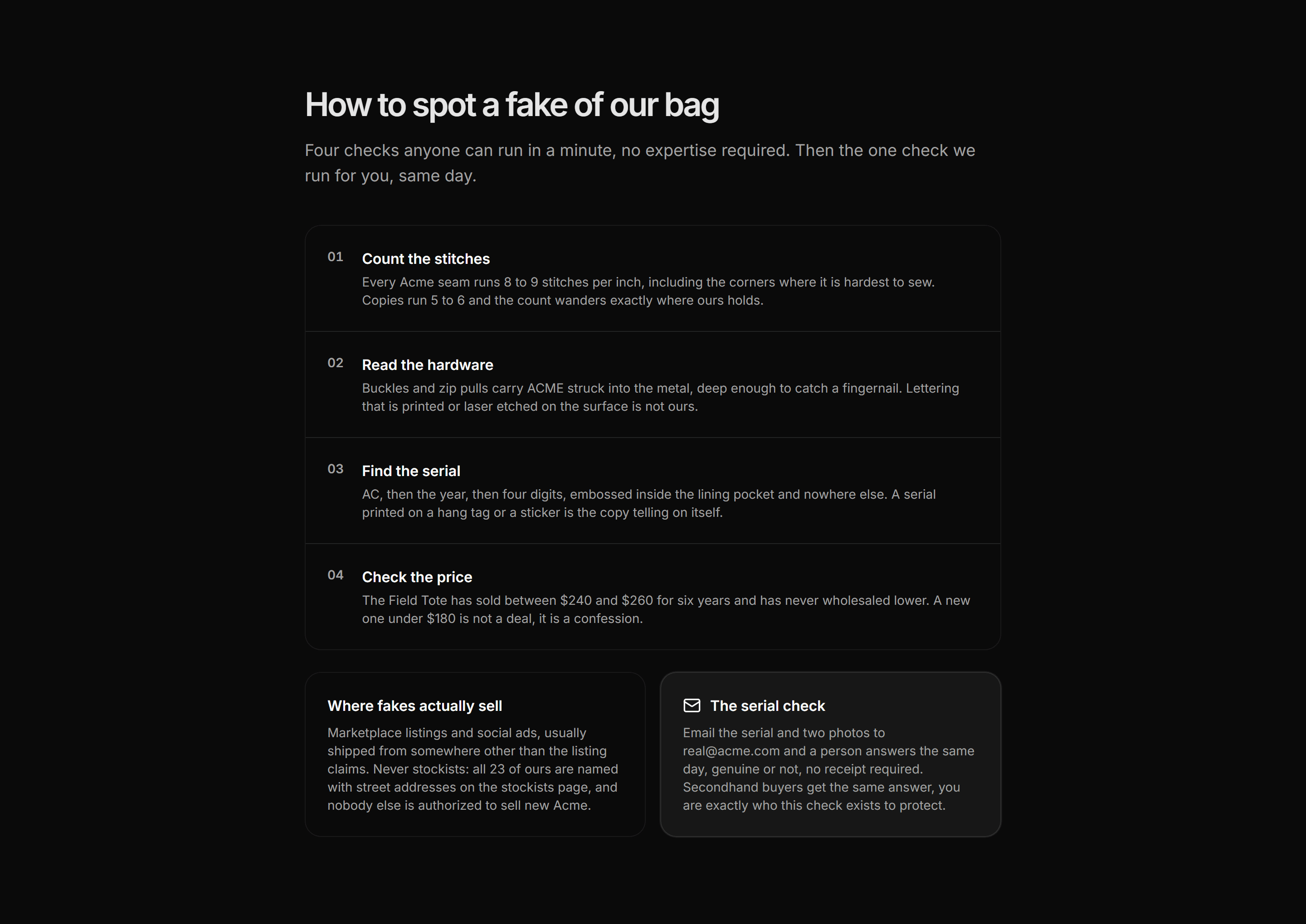 Ecommerce Trust and Privacy: Counterfeit Spotting Guide
