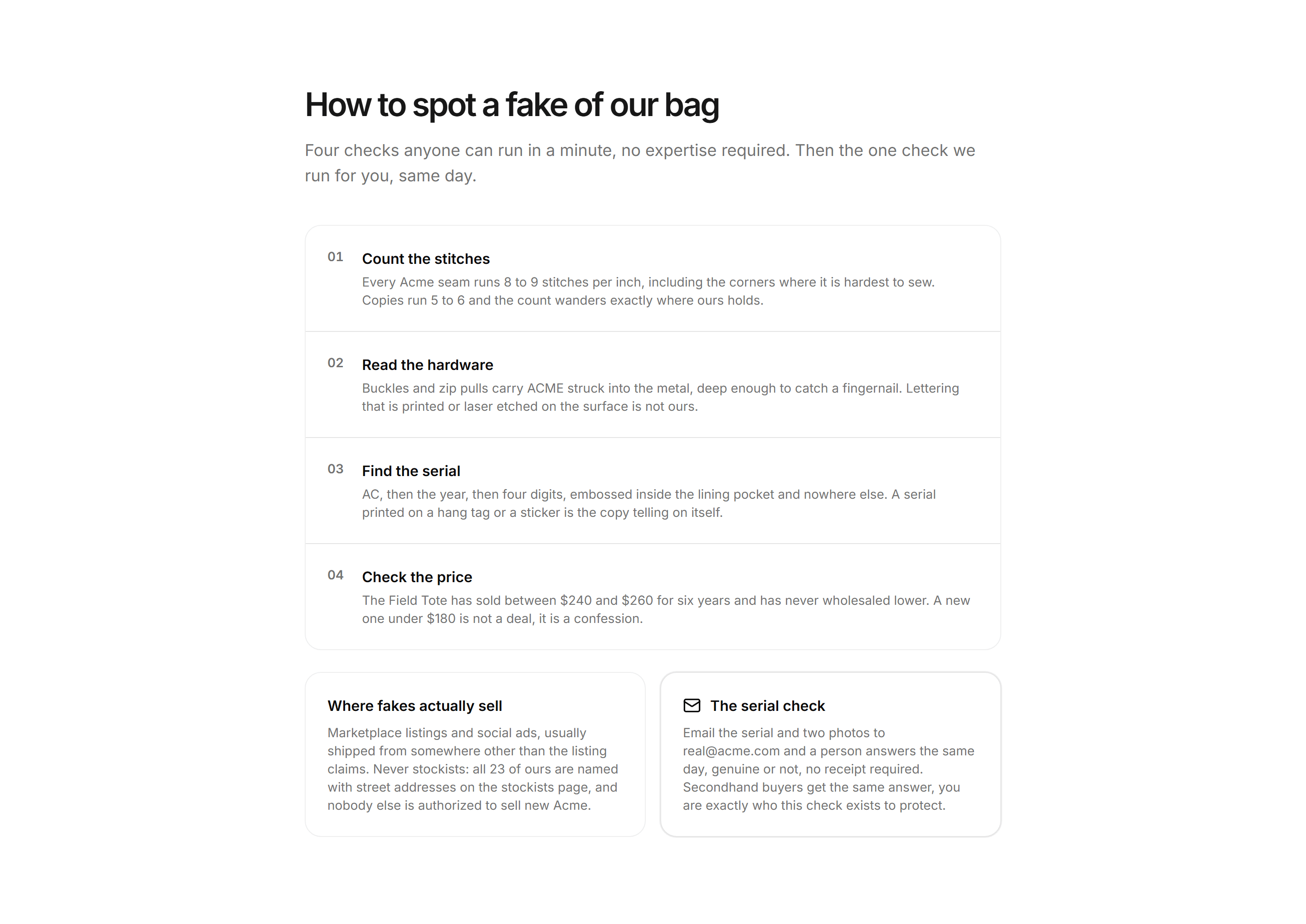 Ecommerce Trust and Privacy: Counterfeit Spotting Guide