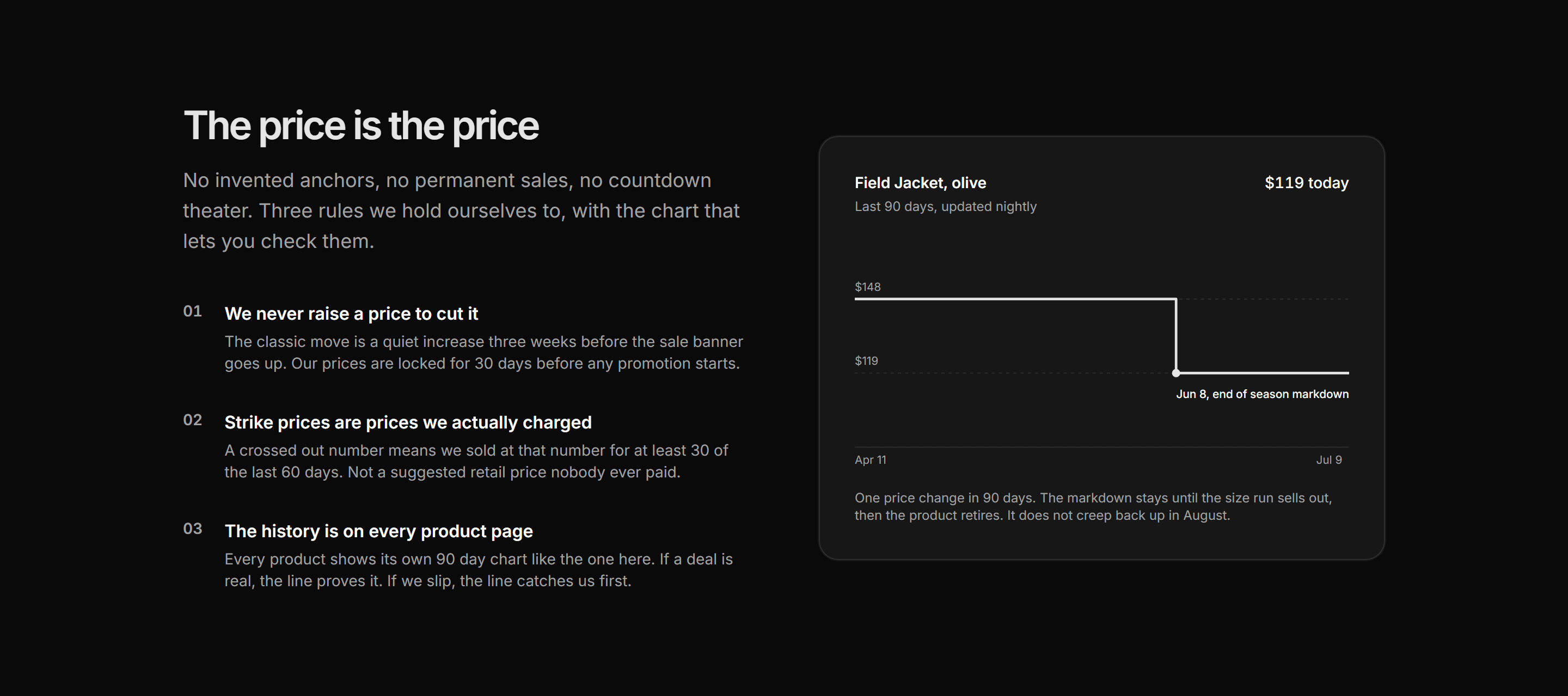 Ecommerce Trust and Privacy: Price History Pledge