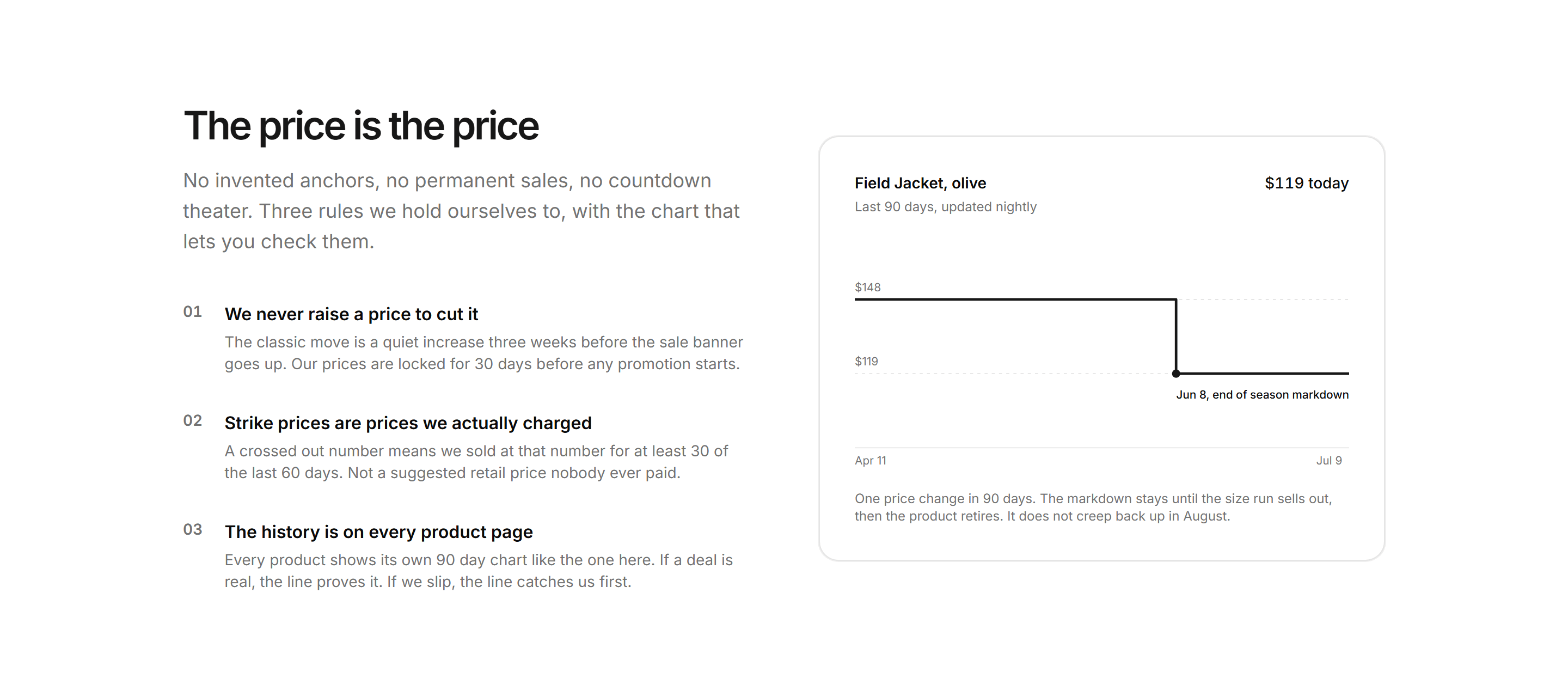 Ecommerce Trust and Privacy: Price History Pledge