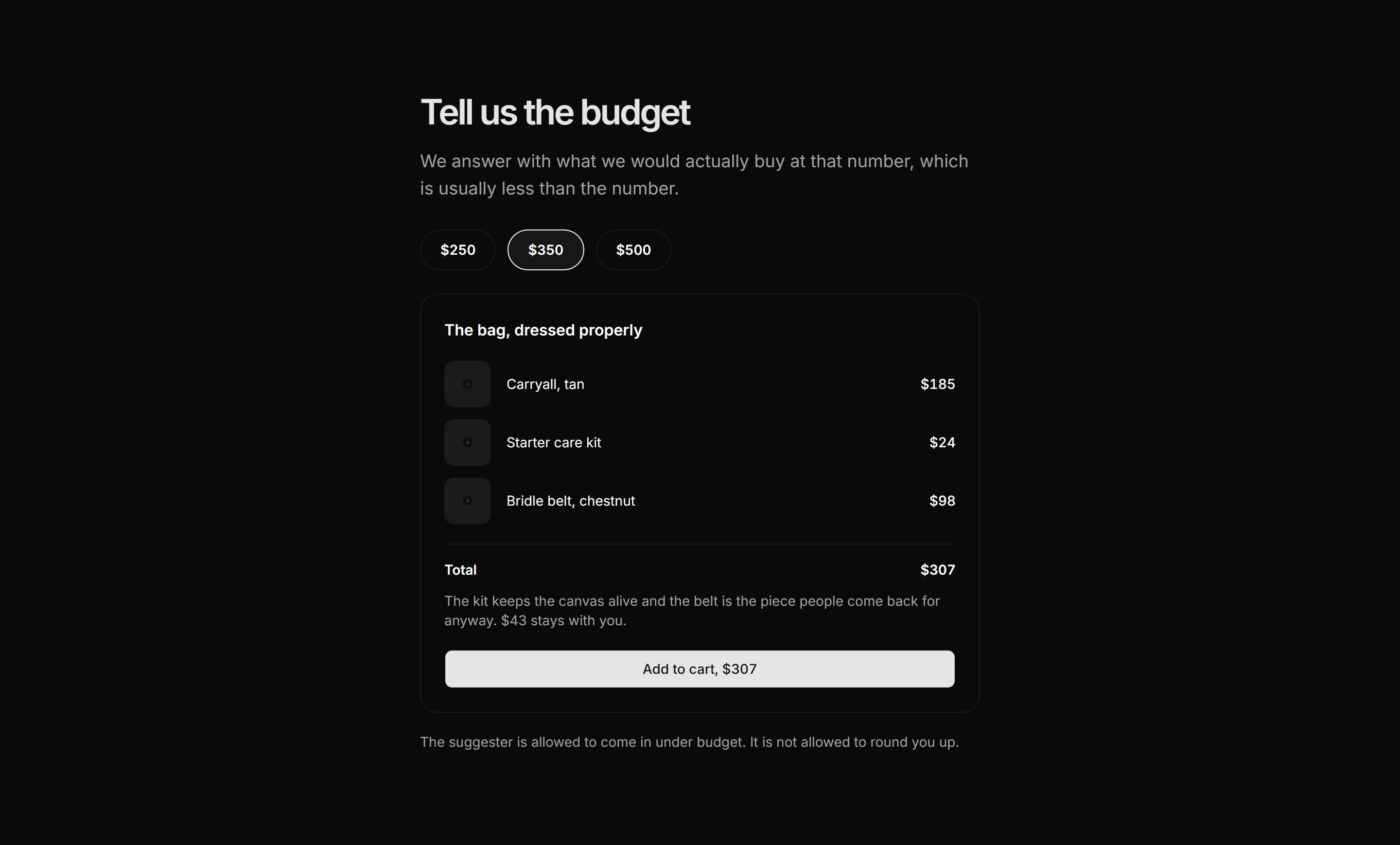 Ecommerce Upsell: Better Spend Suggester