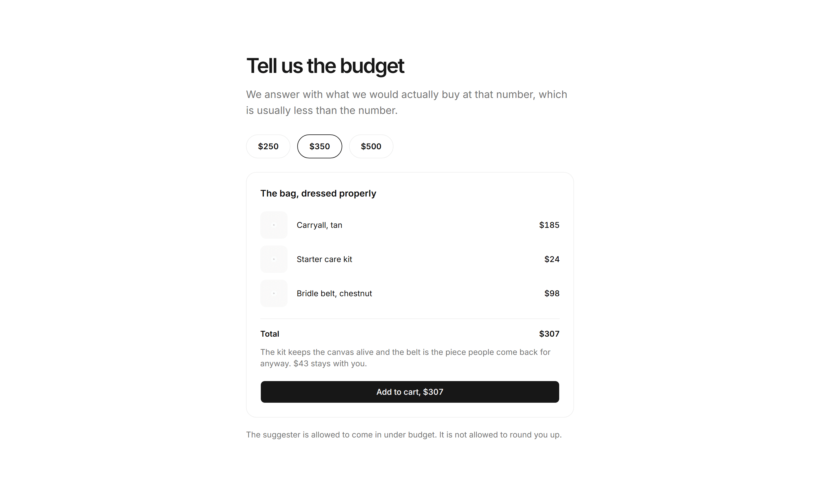 Ecommerce Upsell: Better Spend Suggester
