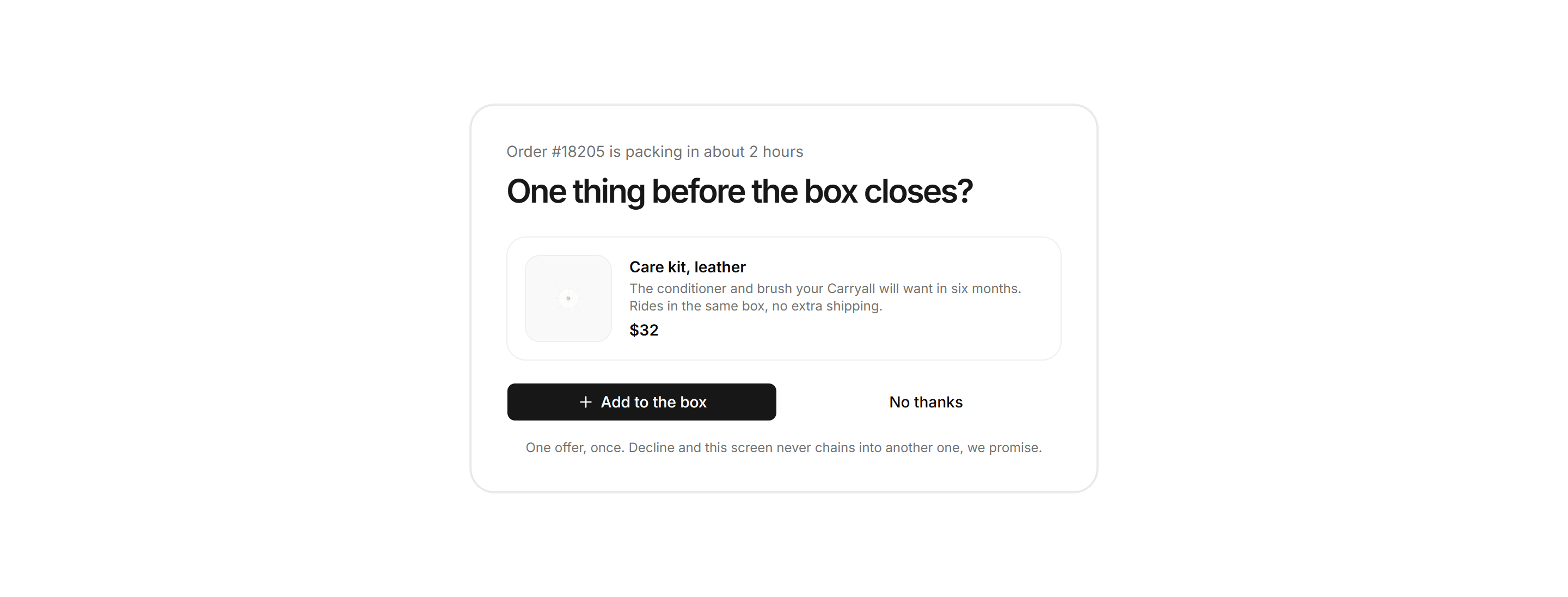 Ecommerce Upsell: Post Purchase Upsell