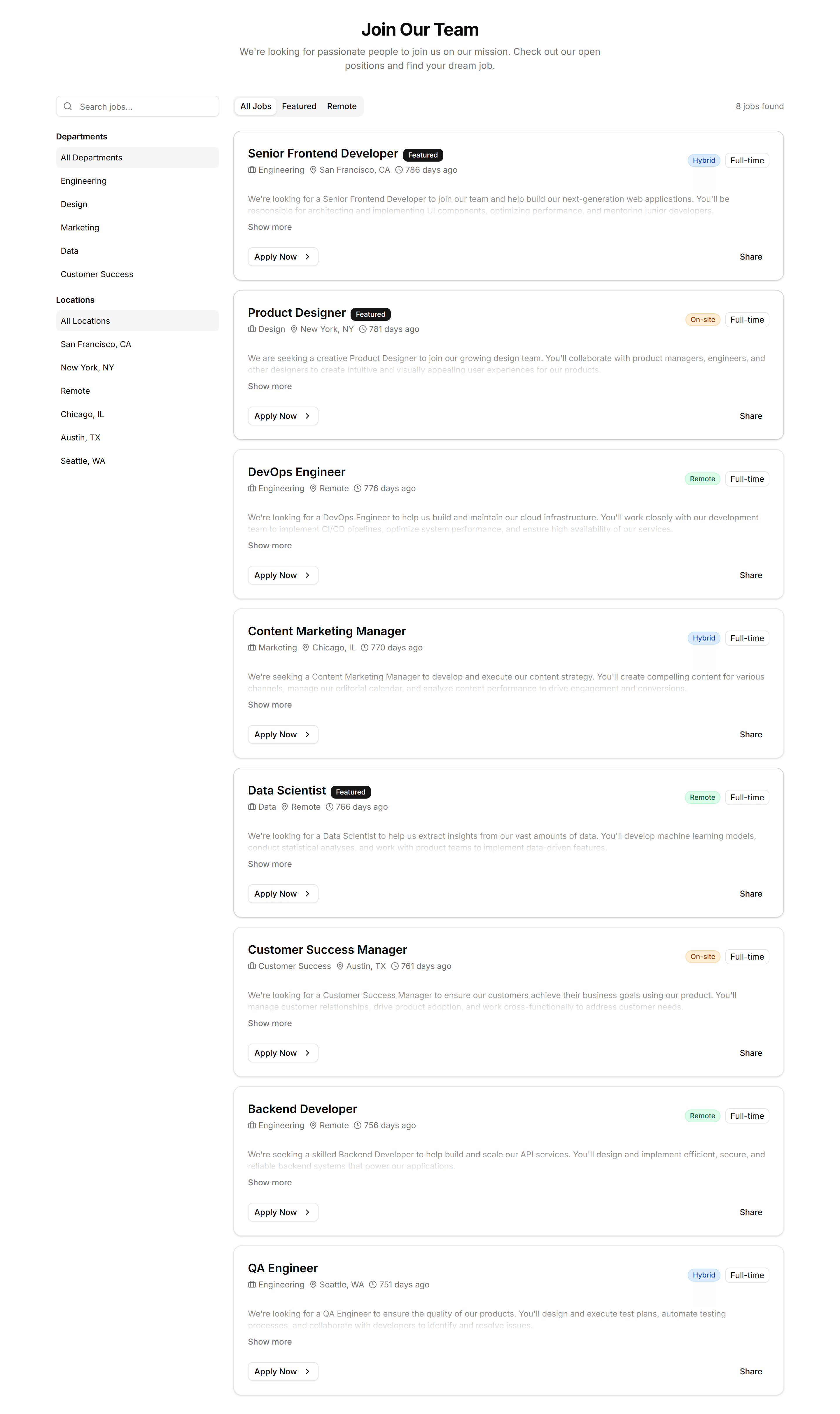 Marketing Career: Job Listings