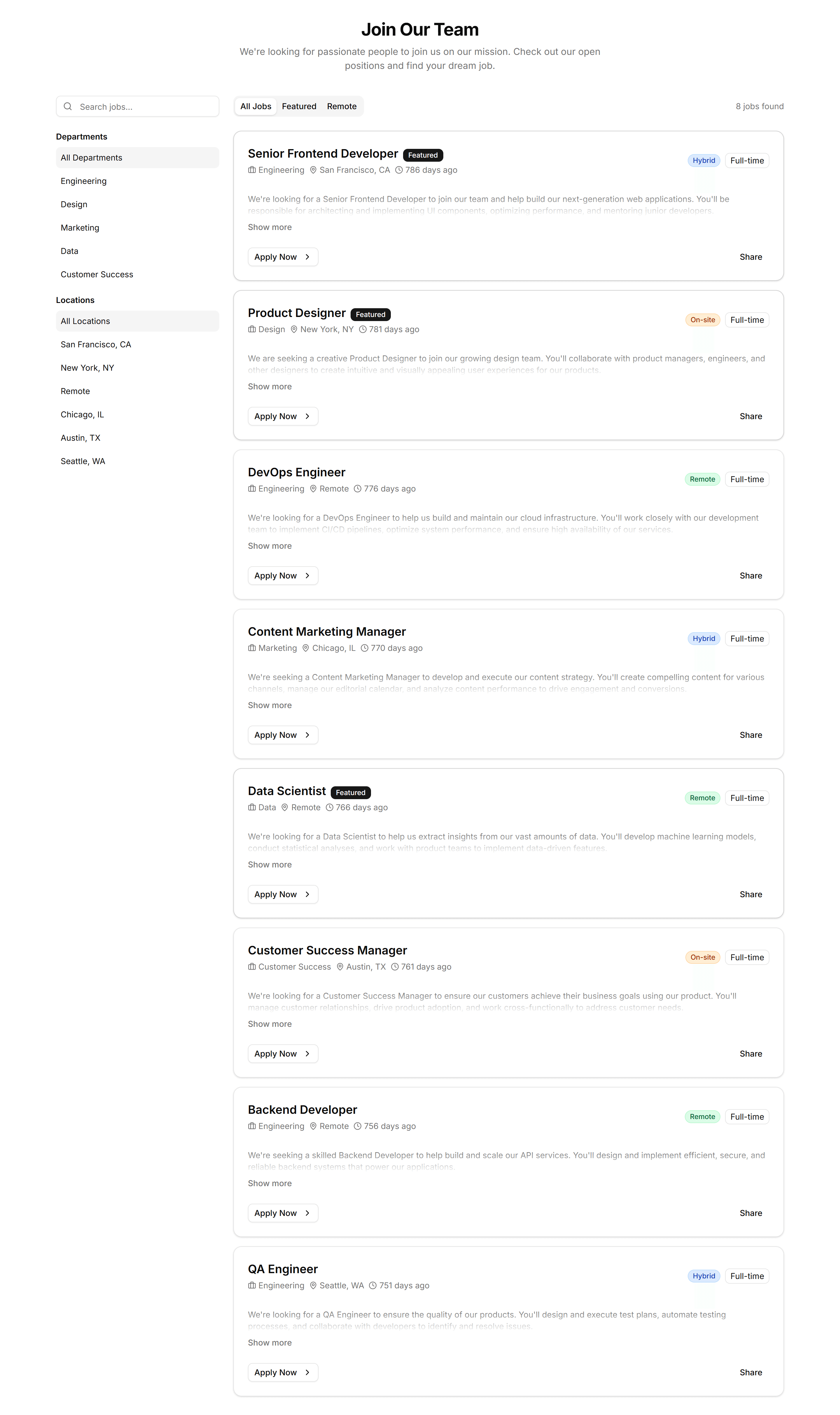 Marketing Career: Job Listings