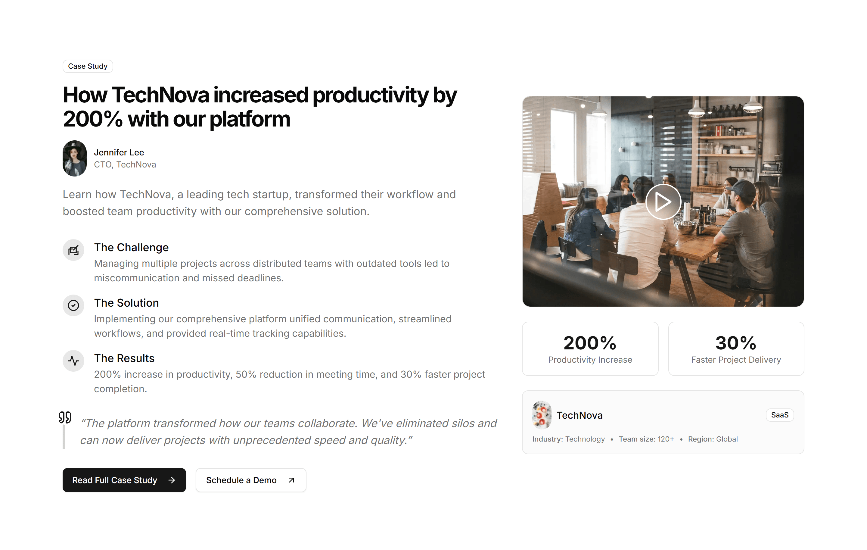 Marketing CTA Section: Case Study CTA
