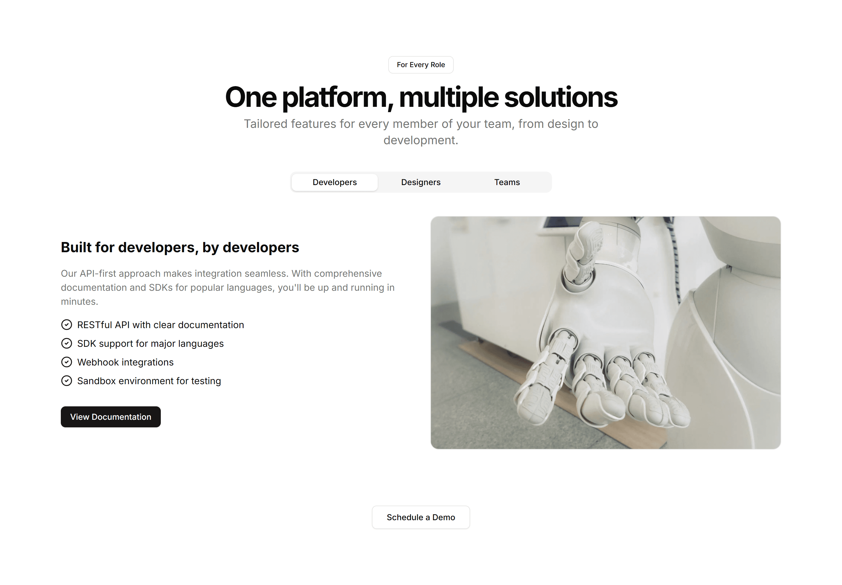 Marketing CTA Section: Tab CTA