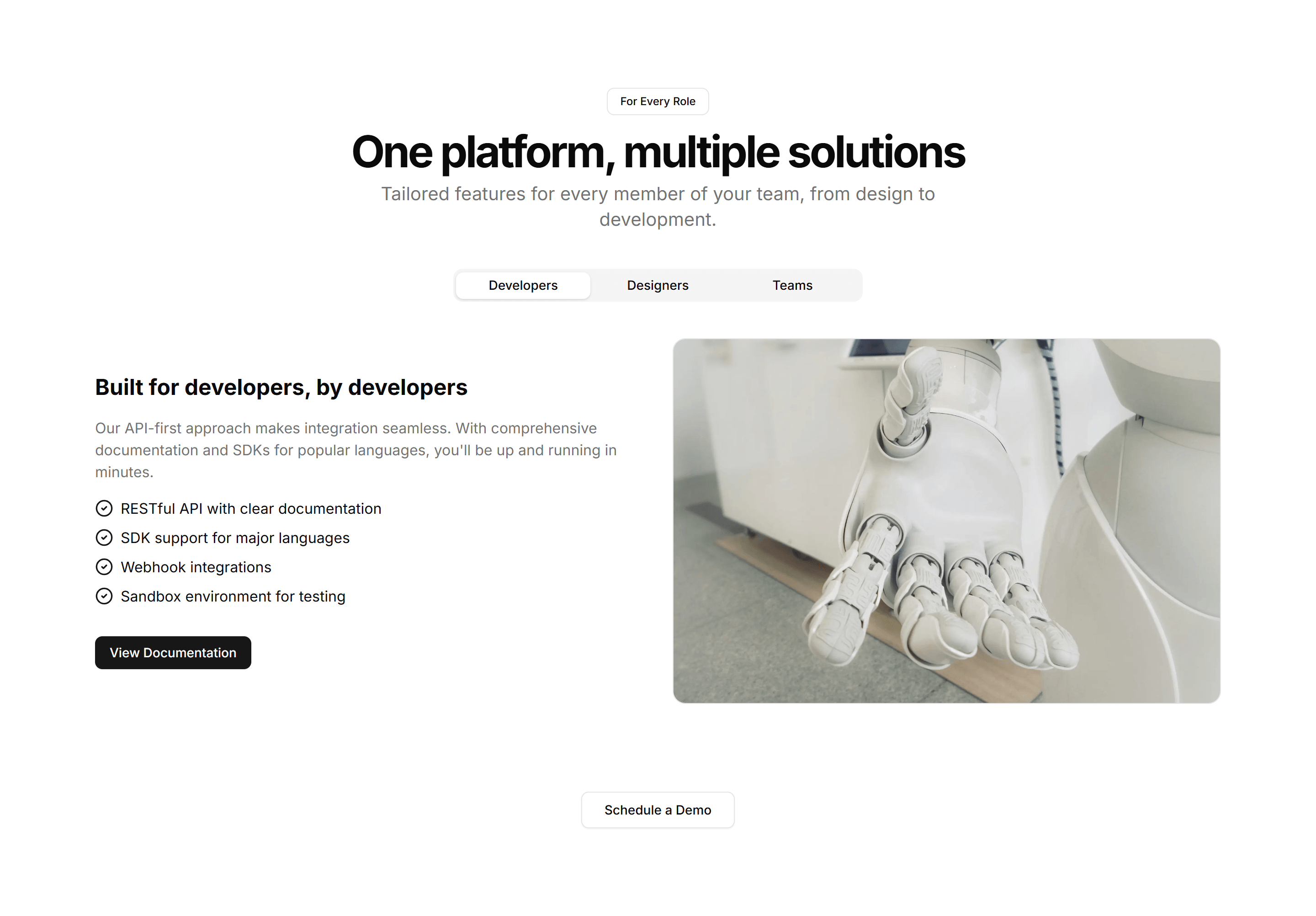 Marketing CTA Section: Tab CTA