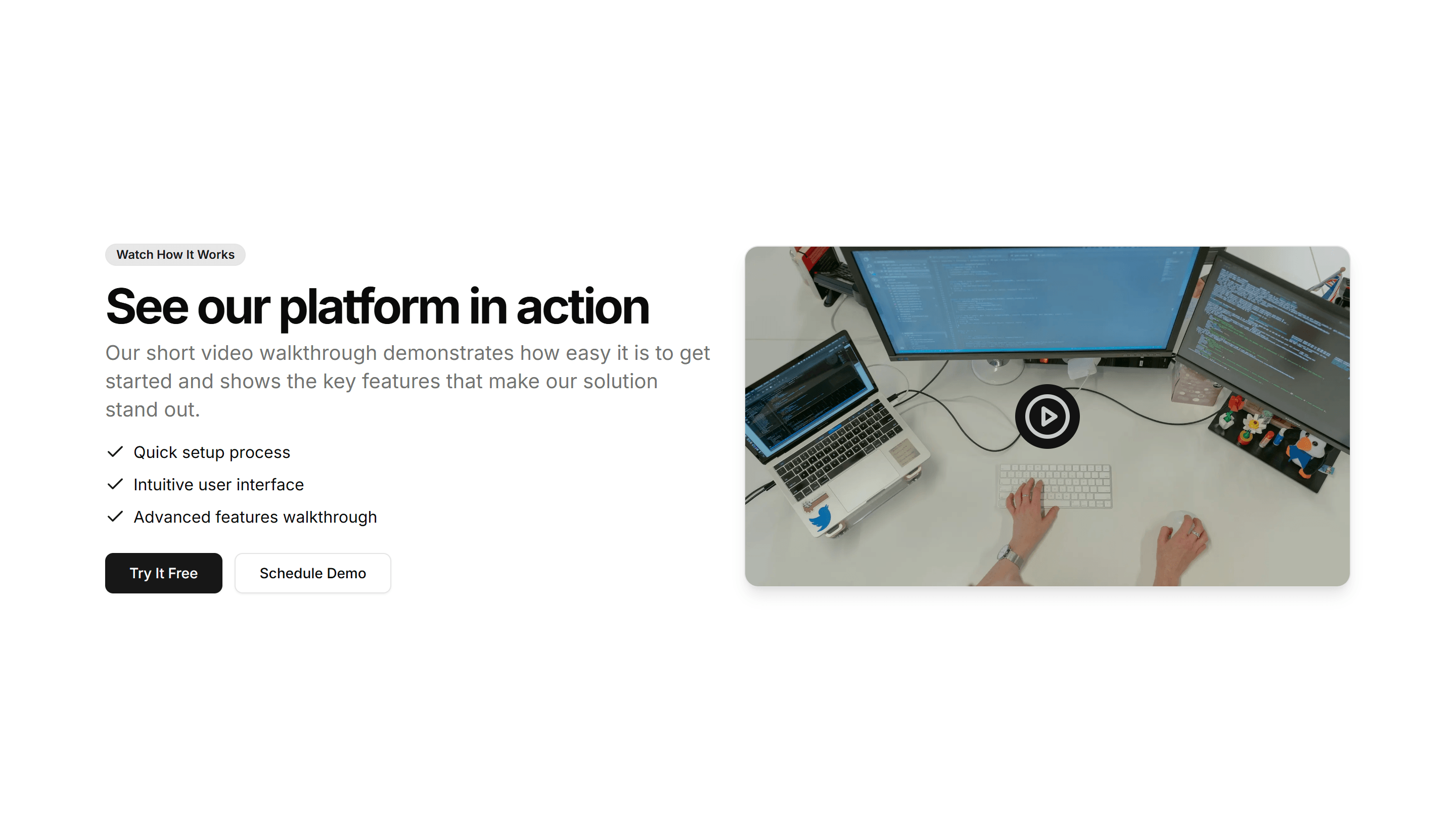 Marketing CTA Section: Video CTA