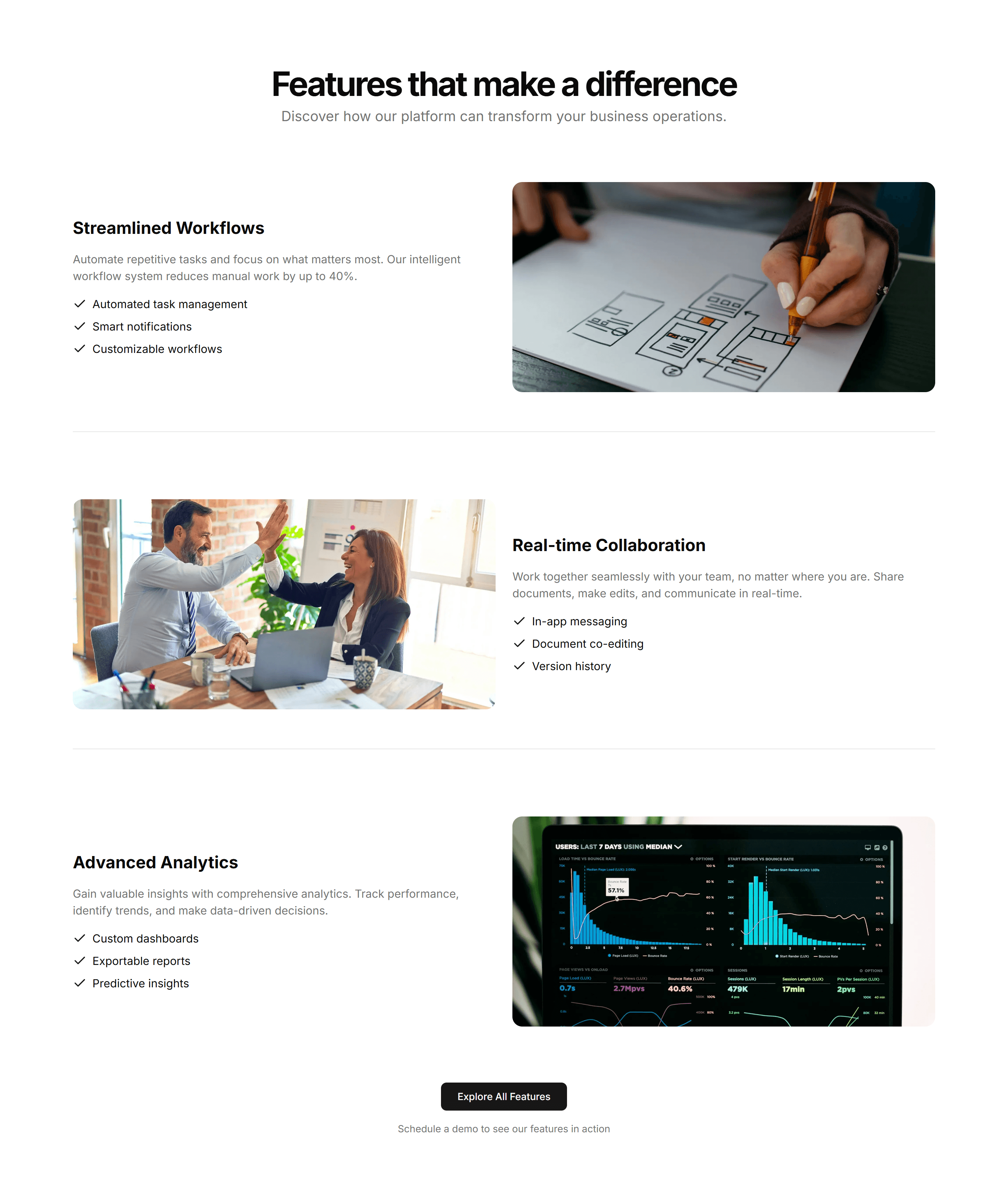 Marketing CTA Section: Zigzag CTA