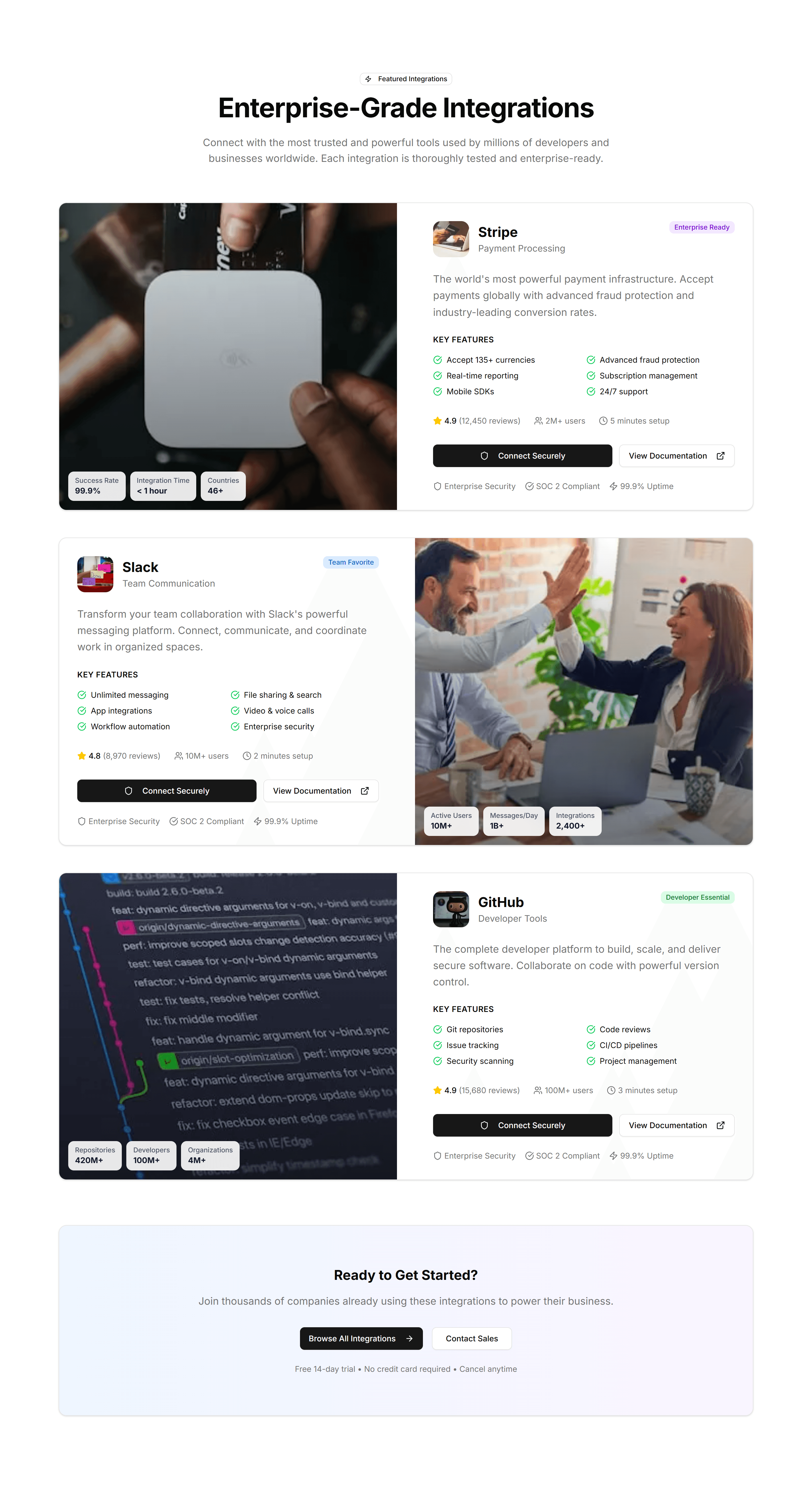 Marketing Integration: Featured Showcase
