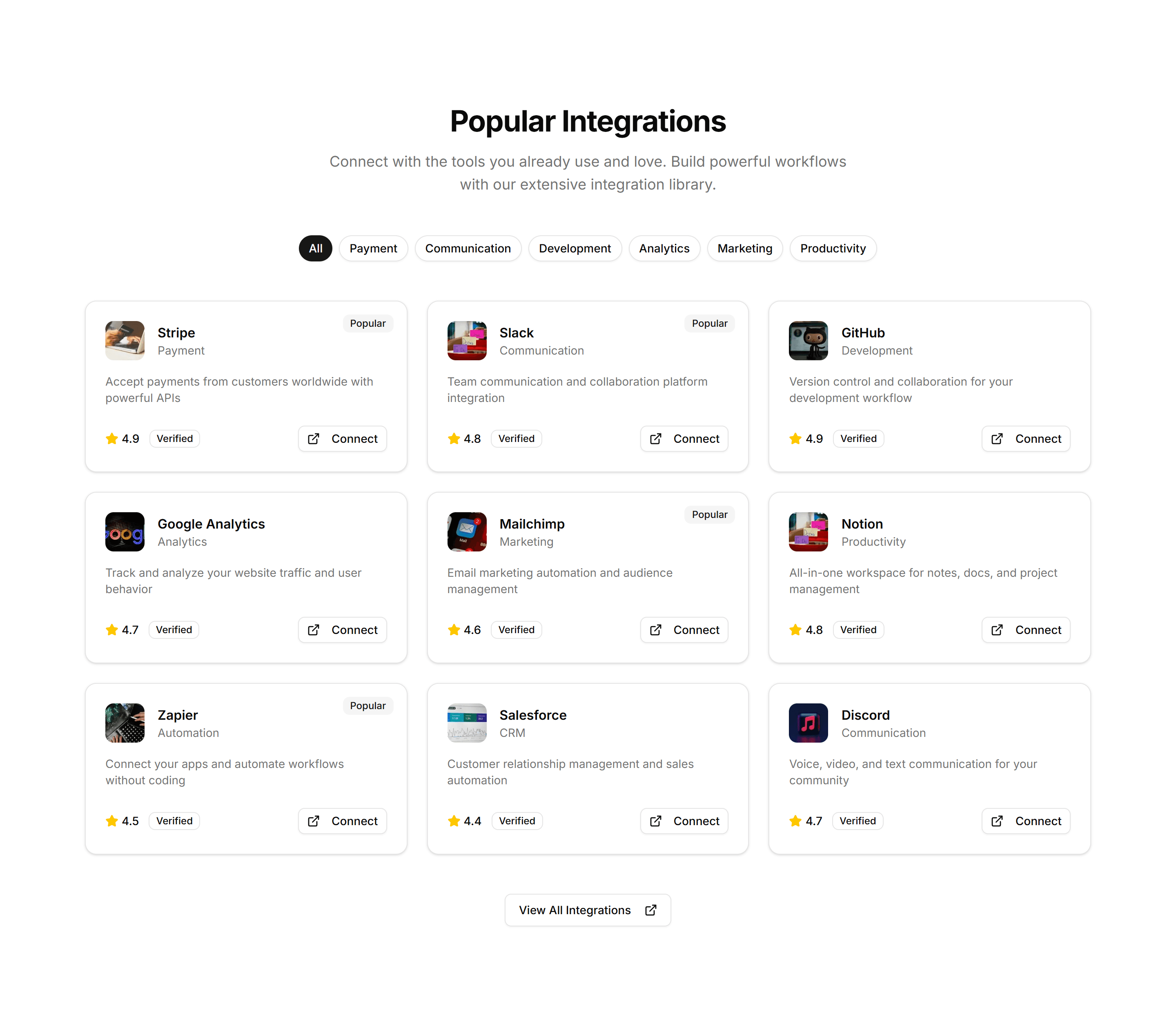 Marketing Integration: Simple Grid