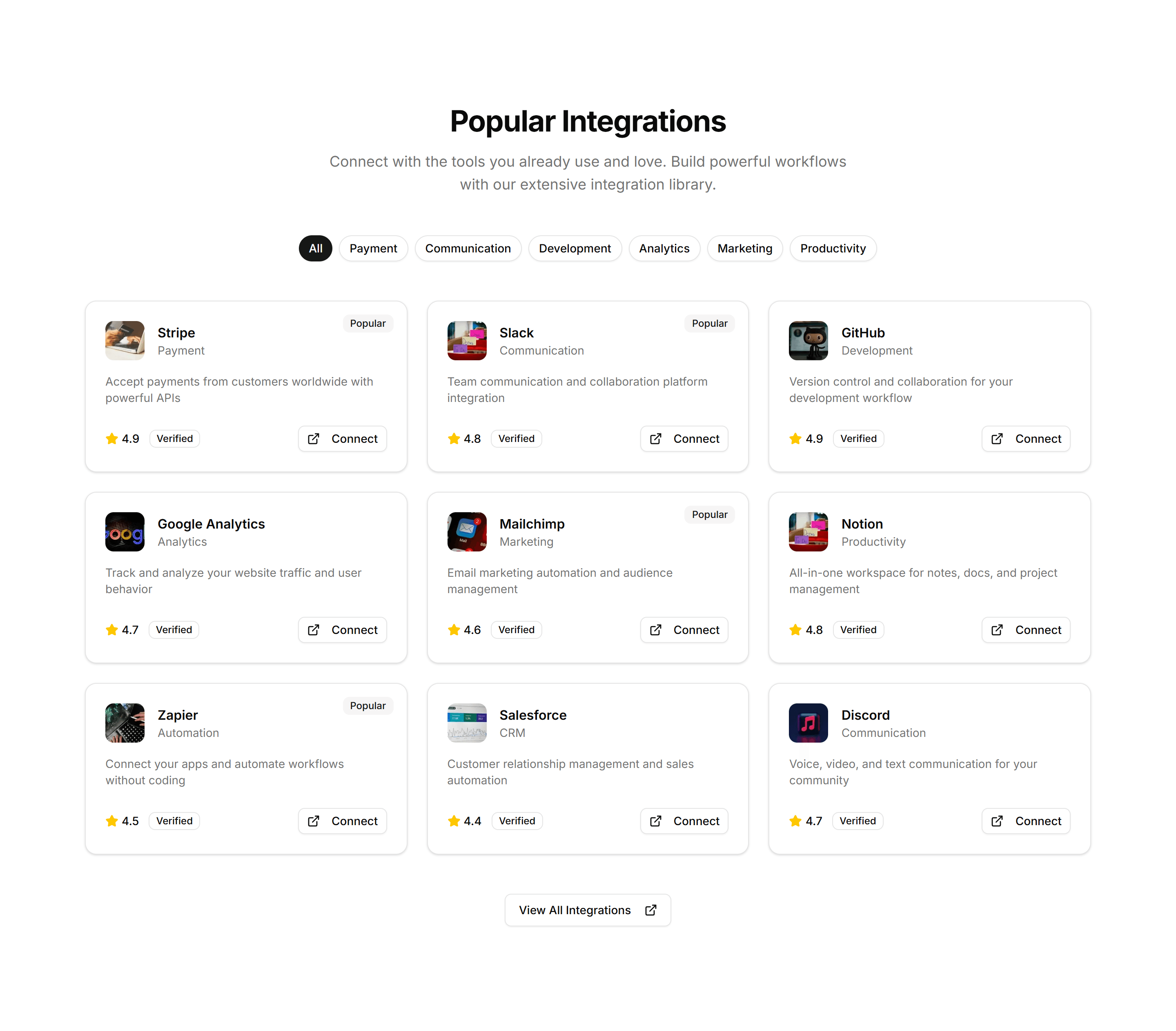 Marketing Integration: Simple Grid