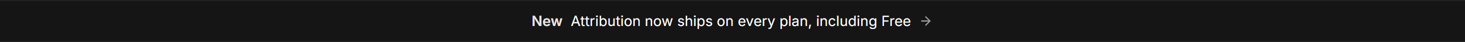 Marketing Banner: Announcement Bar