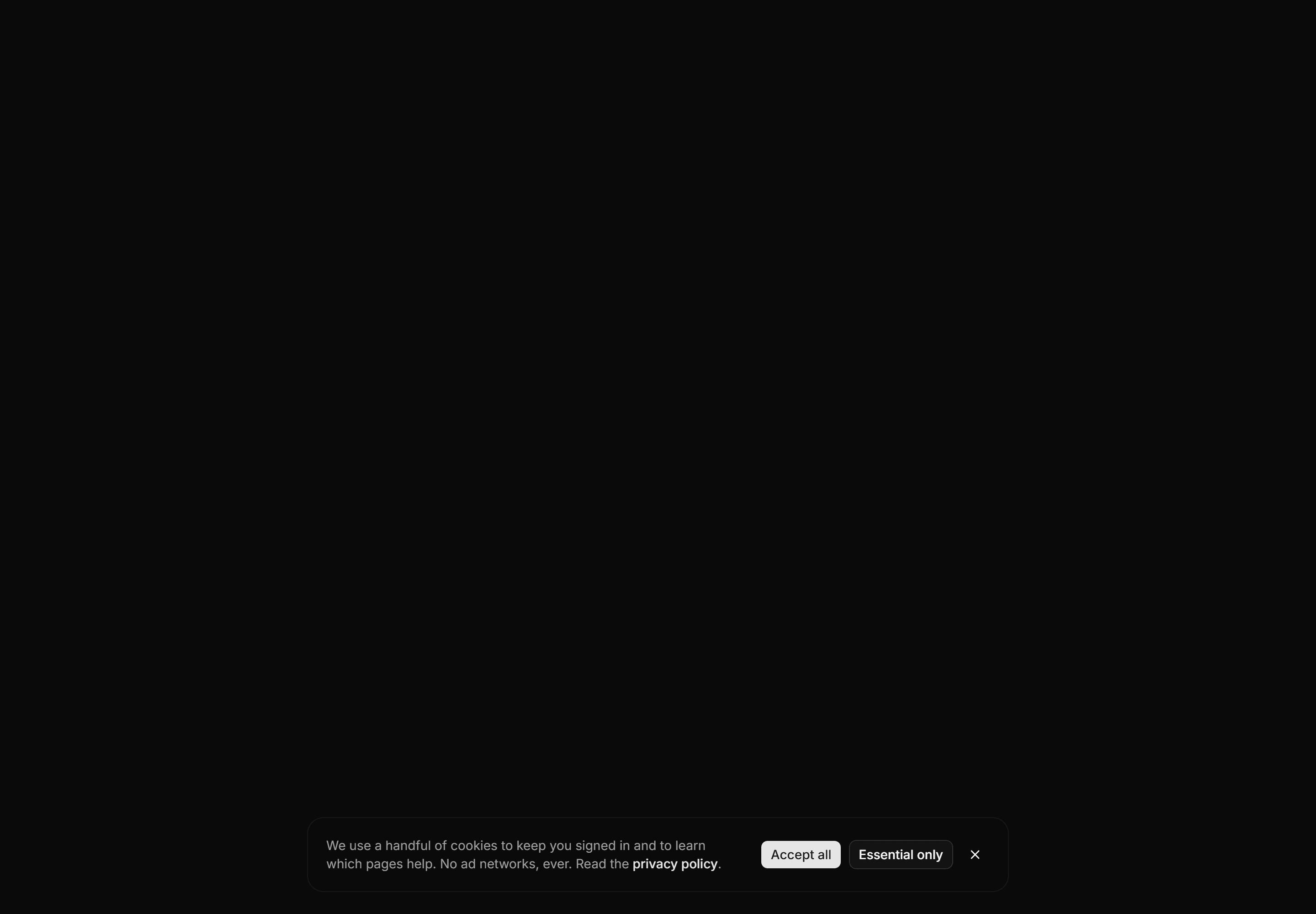 Marketing Banner: Bottom Docked Banner