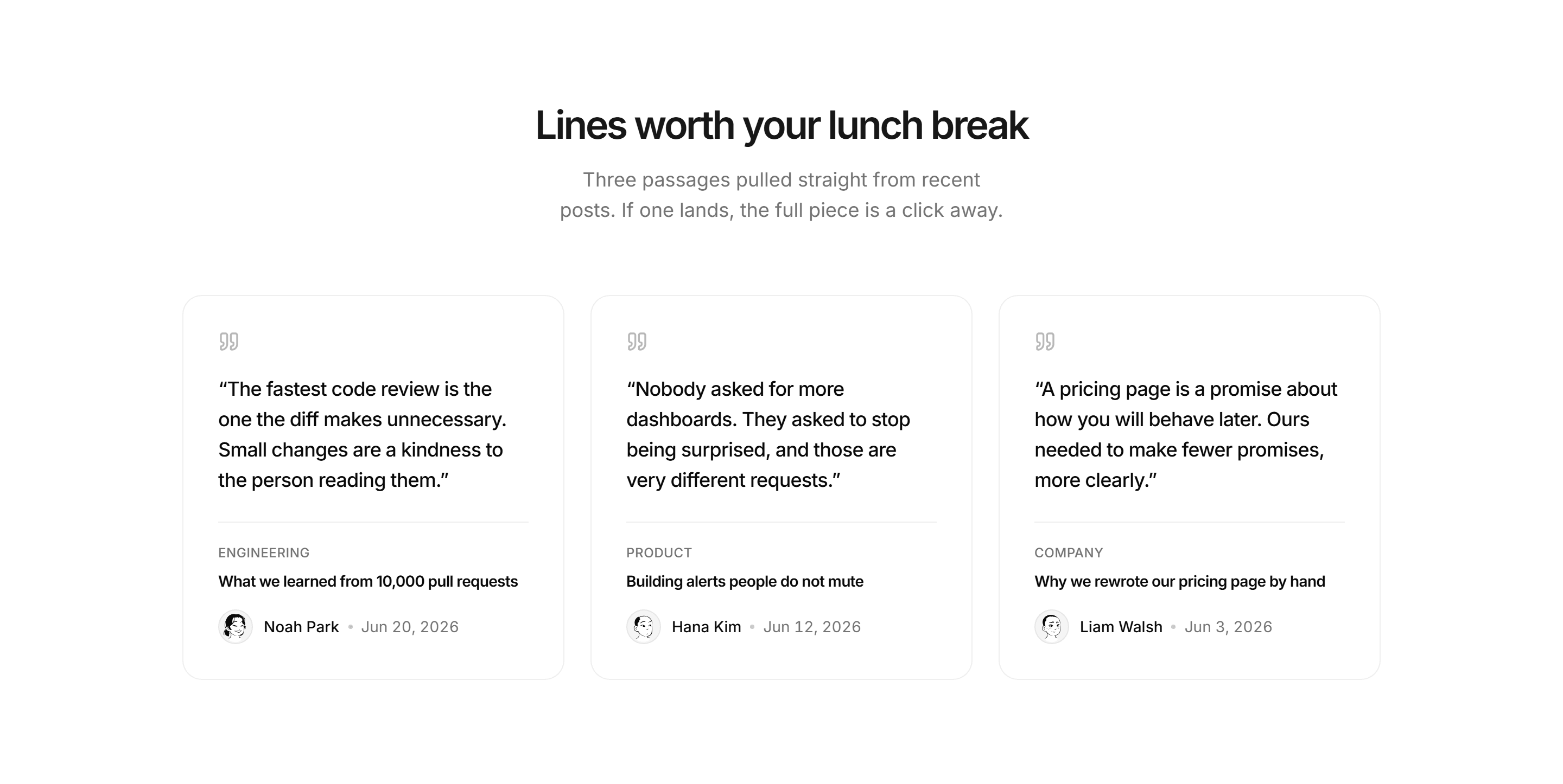 Marketing Blog: Pull Quote Cards