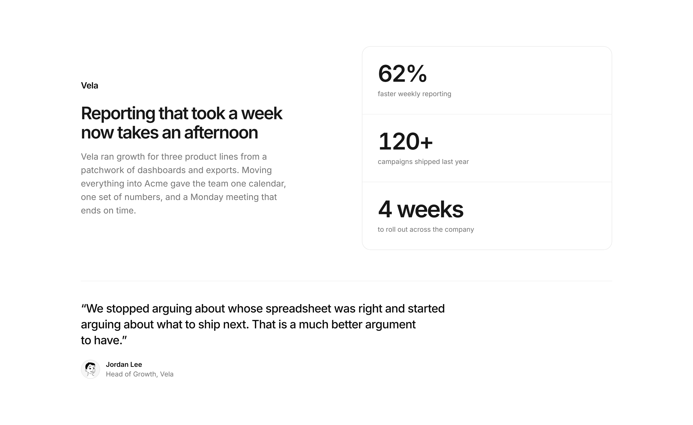Marketing Case Study: Metrics Spotlight