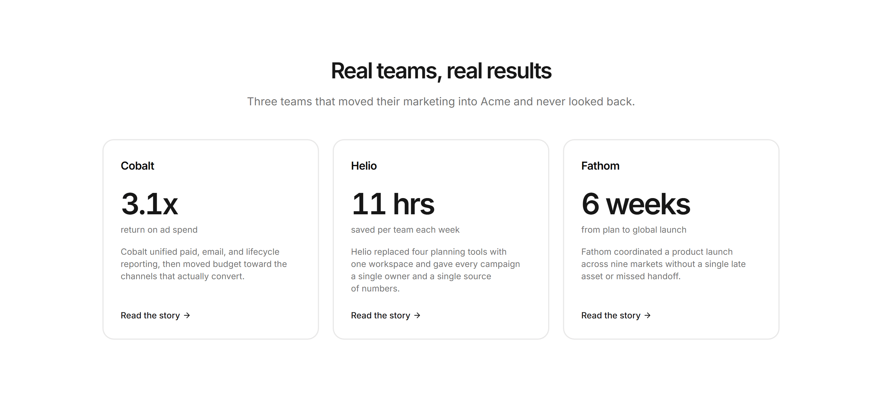 Marketing Case Study: Story Grid