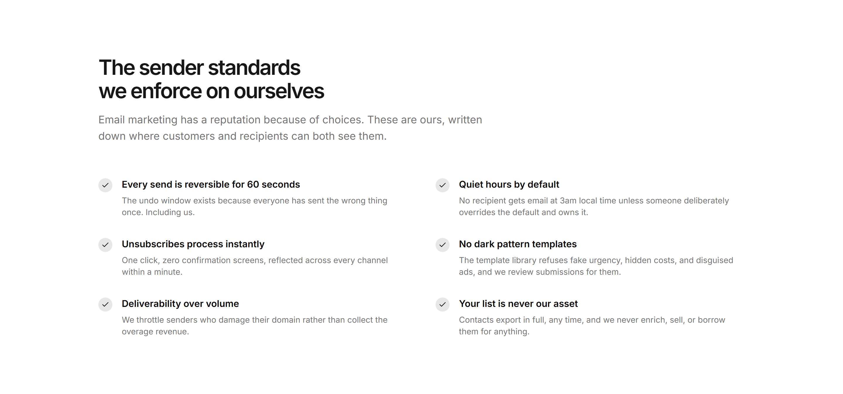 Marketing Content: Checklist Manifesto